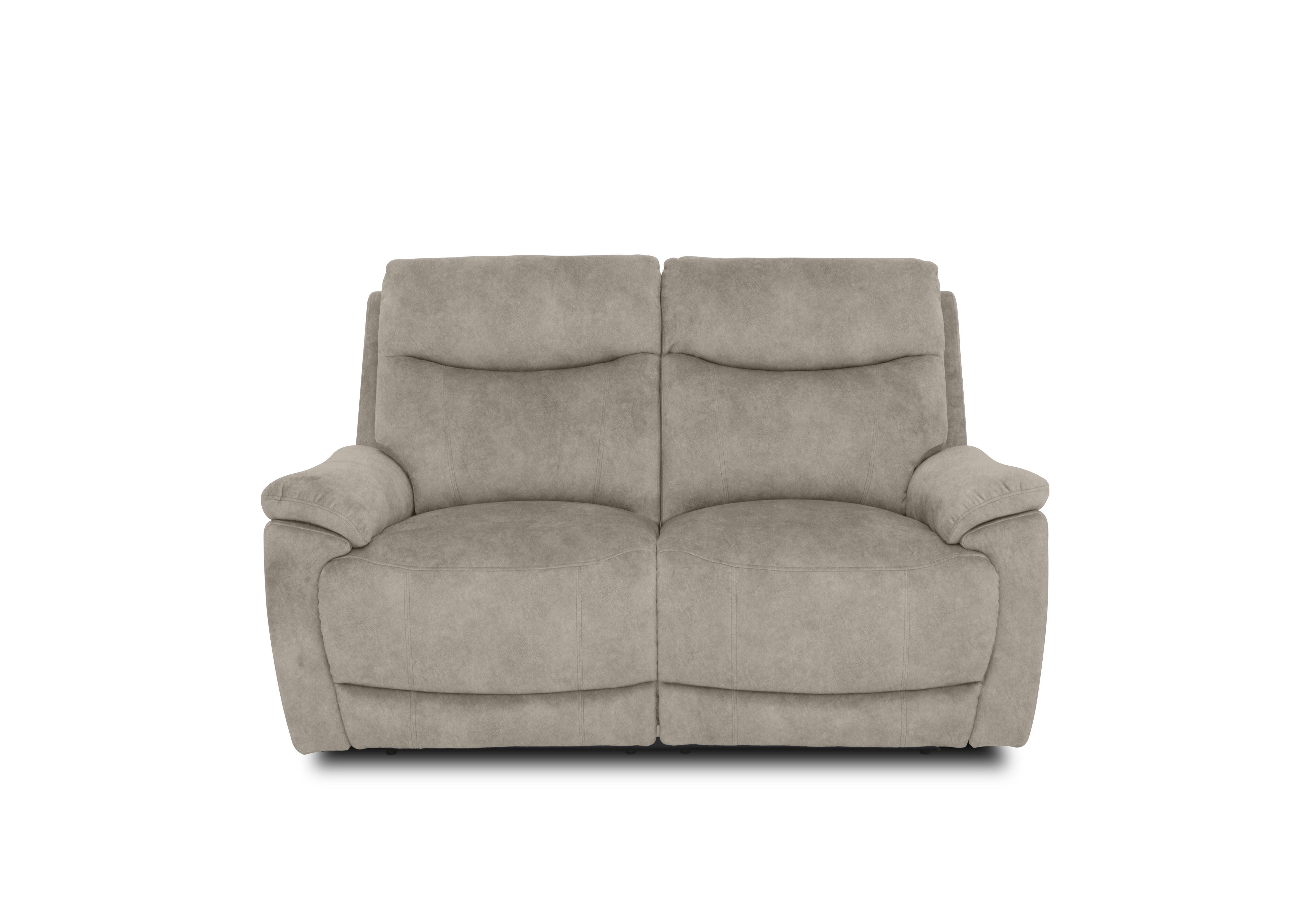 Sloane Fabric 2 Seater Power Recliner Sofa with Power Headrests in 18177 Marble Cream on Furniture Village