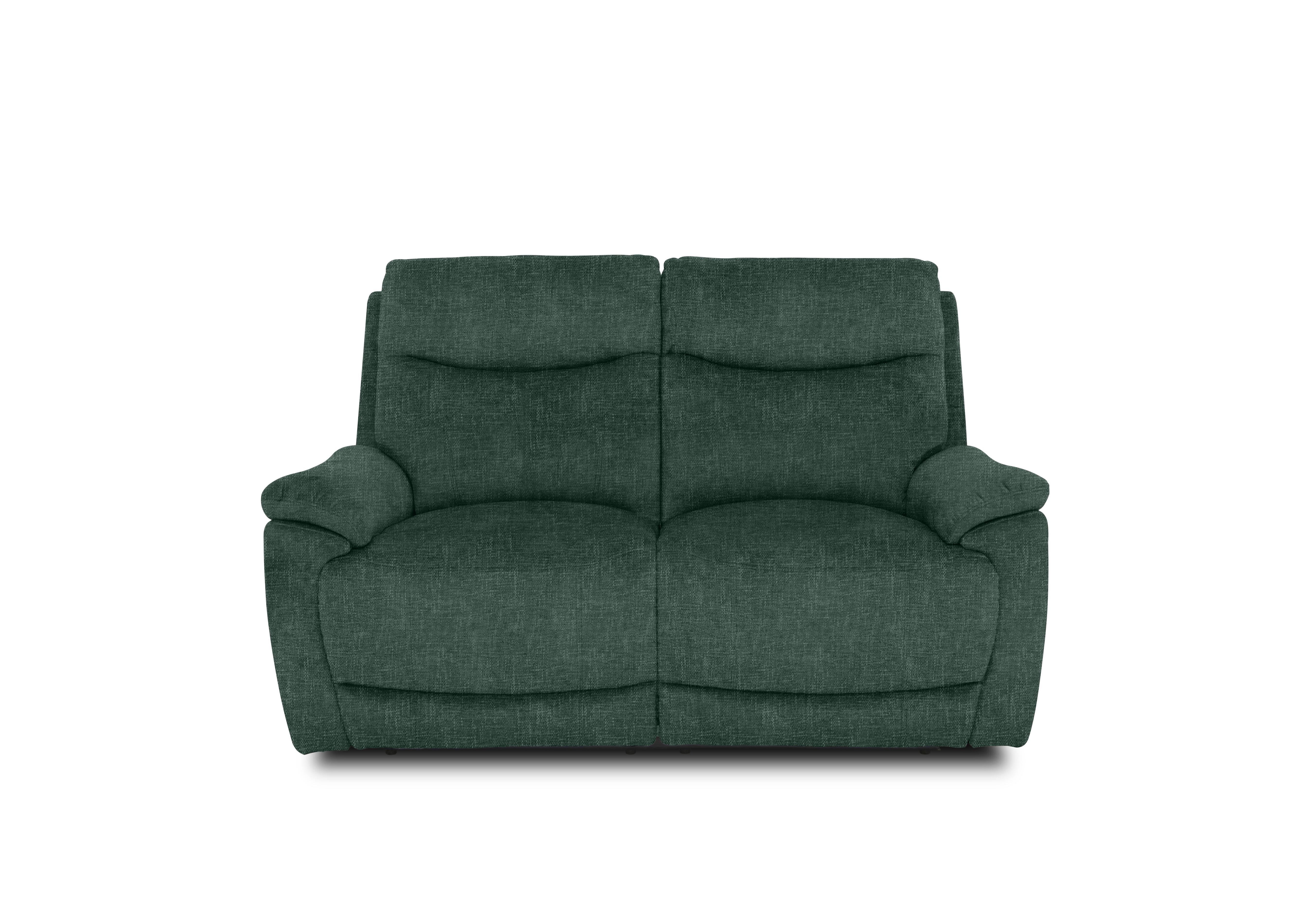 Sloane Fabric 2 Seater Power Recliner Sofa with Power Headrests in 19445 Anivia Green on Furniture Village