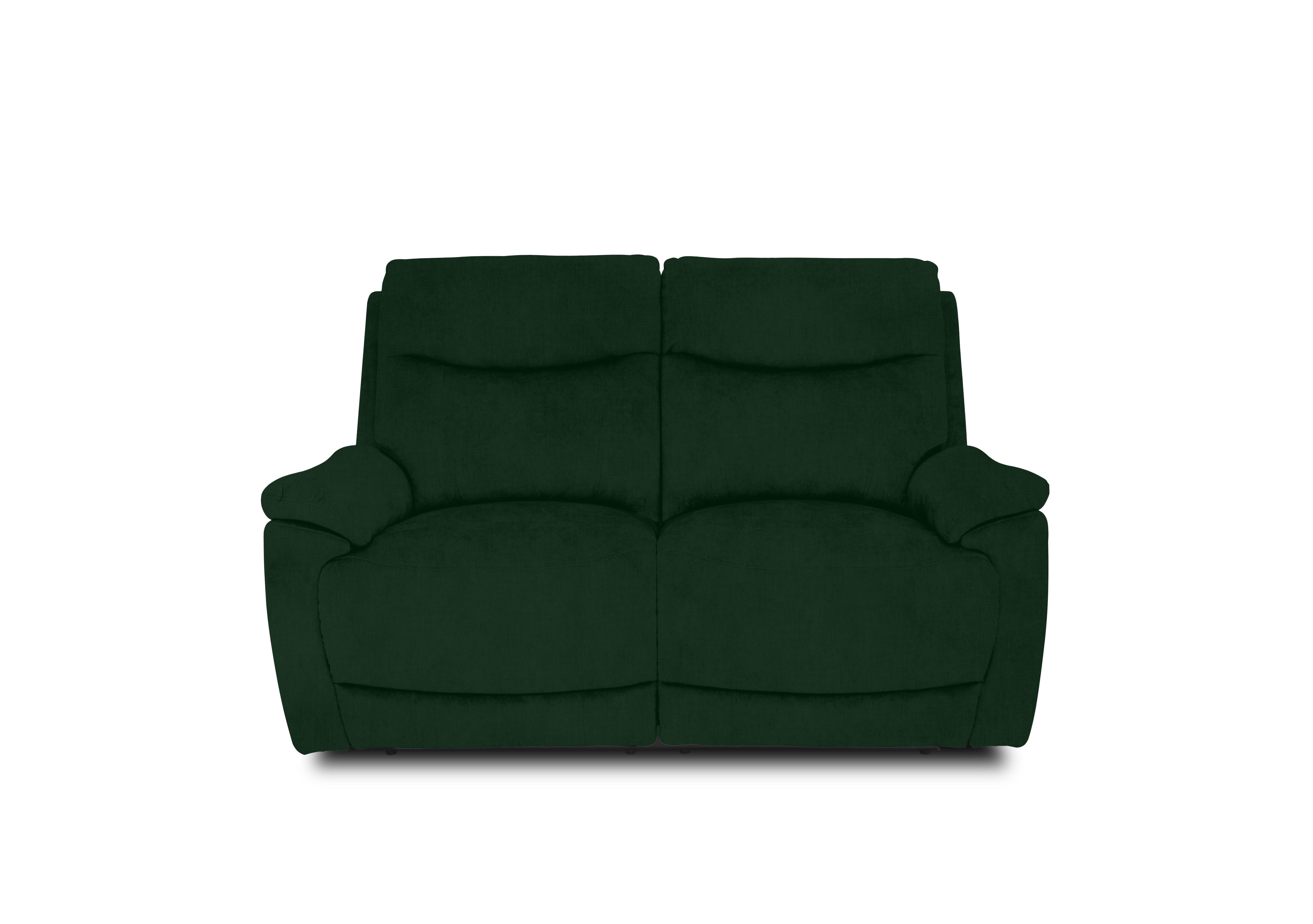 Sloane Fabric 2 Seater Power Recliner Sofa with Power Headrests in 51011 Opulence Bottle Green on Furniture Village