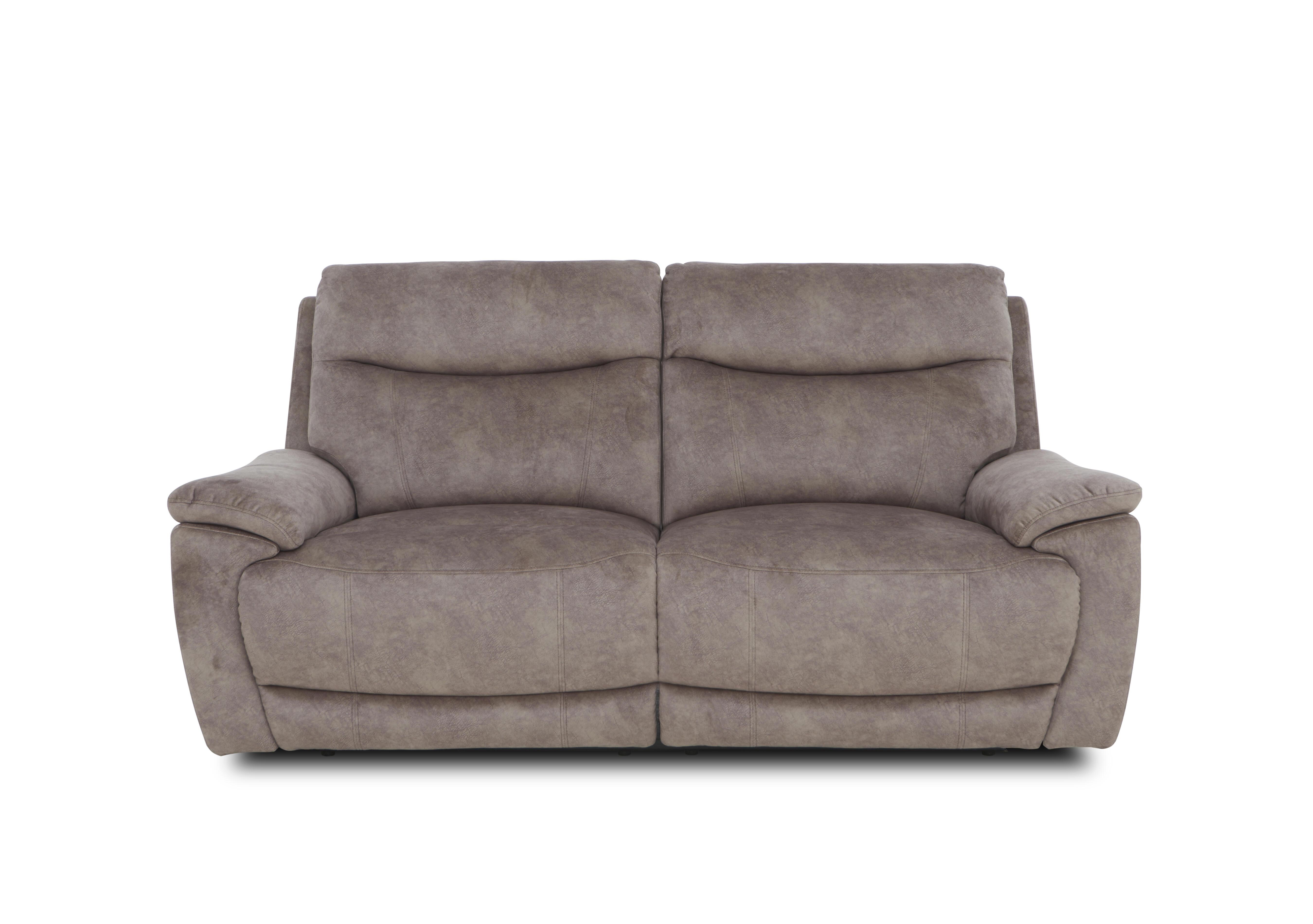 Sloane Fabric 3 Seater Power Recliner Sofa with Power Headrests in 18175 Marble Charcoal Grey on Furniture Village