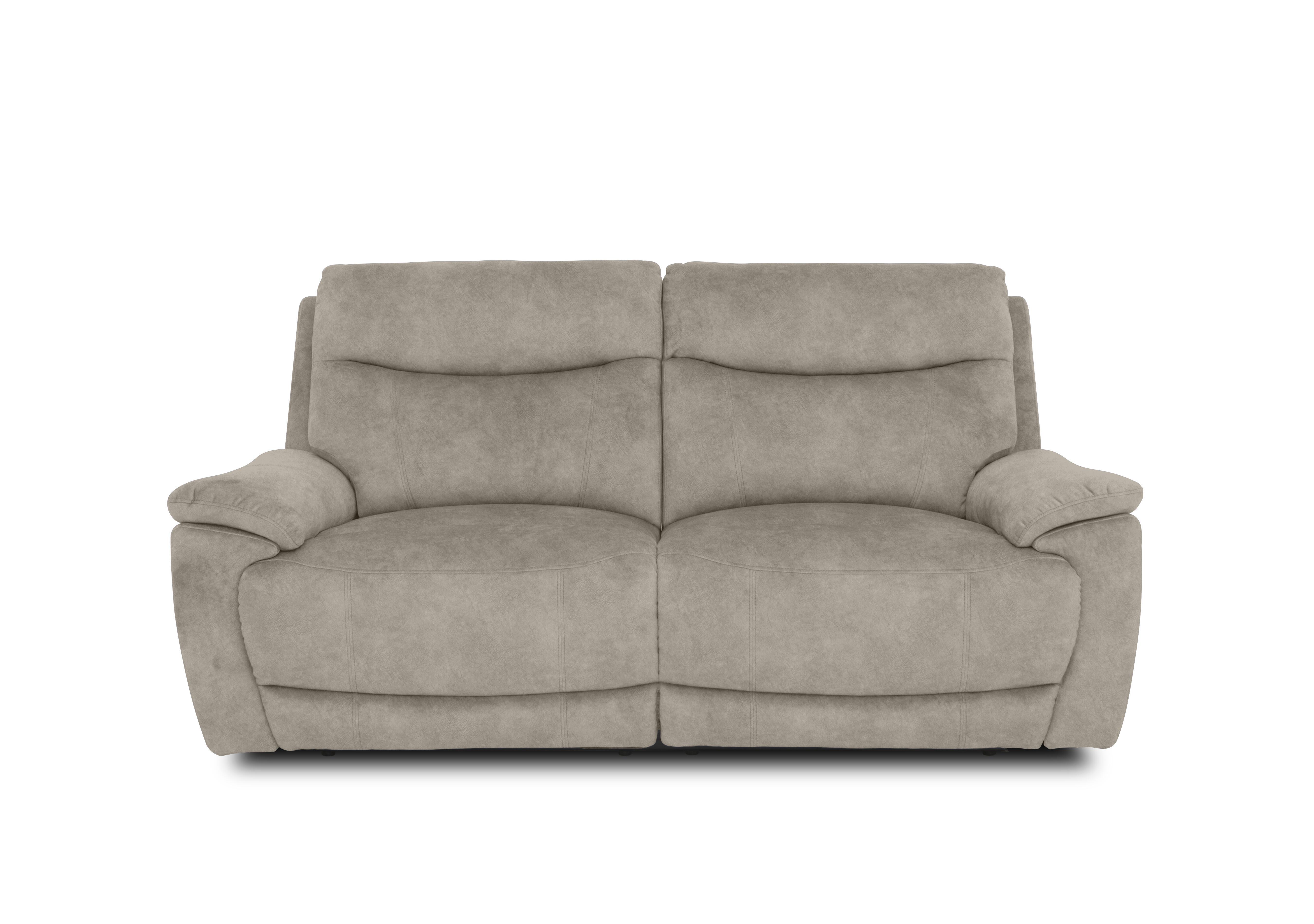 Sloane Fabric 3 Seater Power Recliner Sofa with Power Headrests in 18177 Marble Cream on Furniture Village