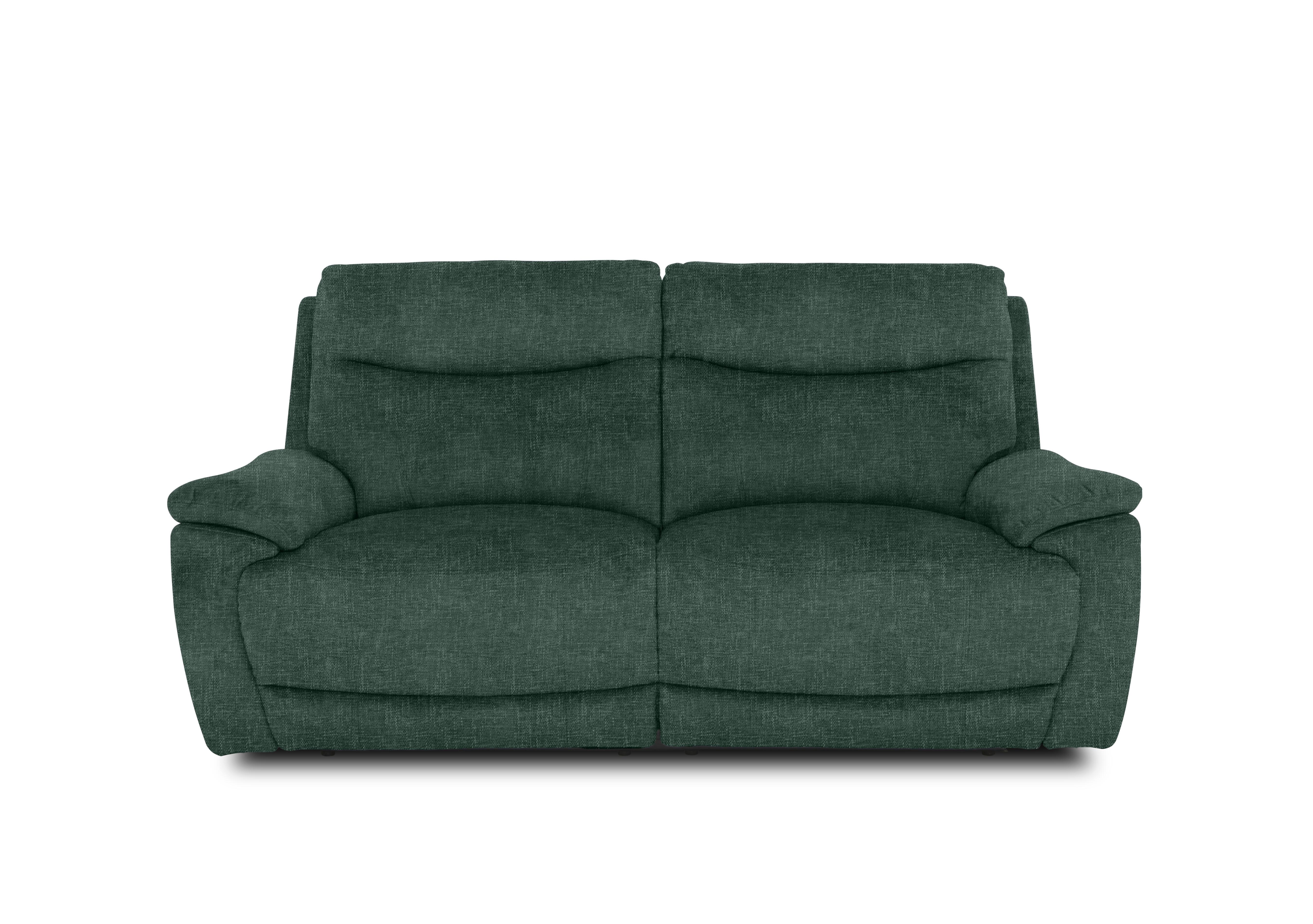 Sloane Fabric 3 Seater Power Recliner Sofa with Power Headrests in 19445 Anivia Green on Furniture Village