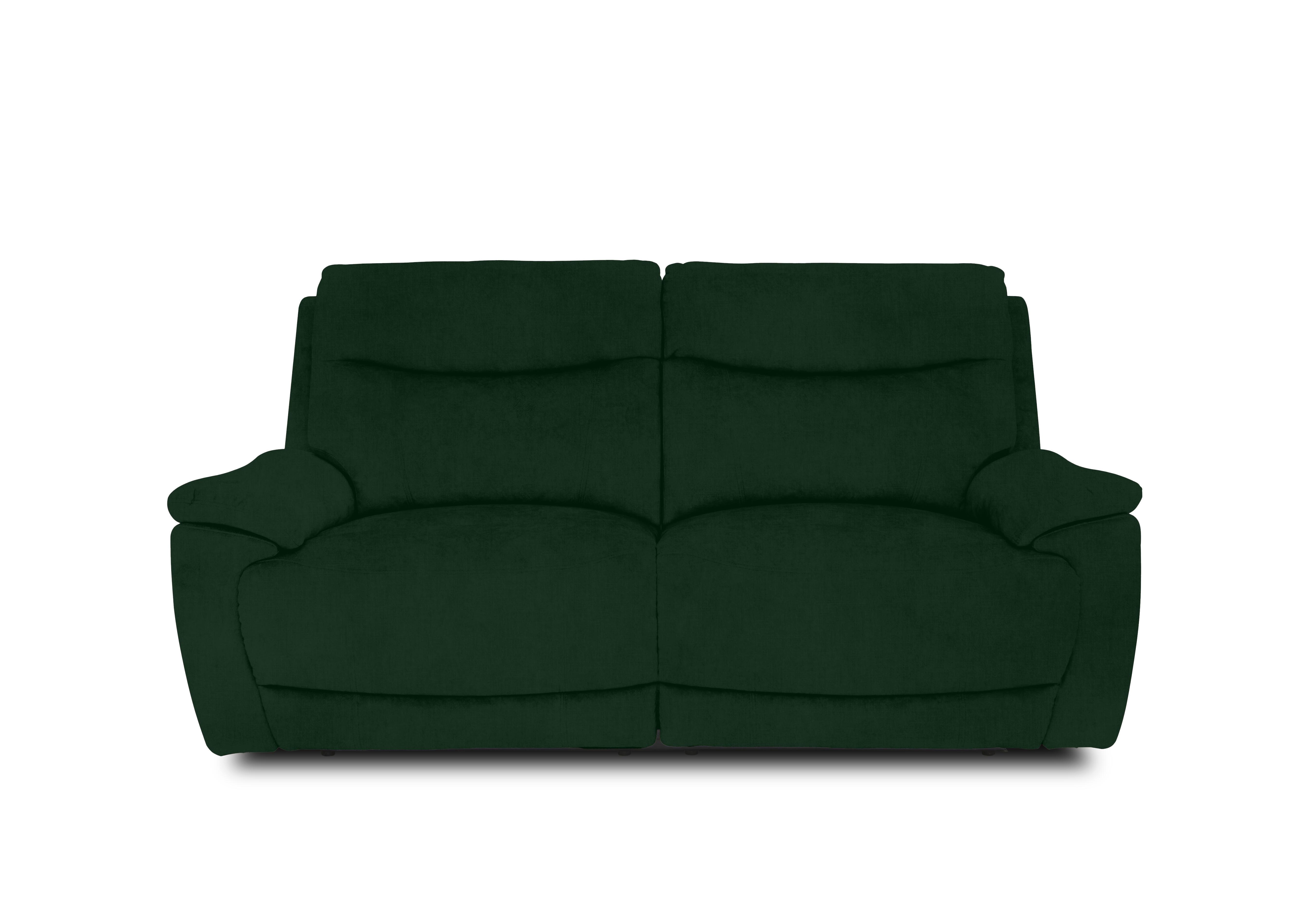 Sloane Fabric 3 Seater Power Recliner Sofa with Power Headrests in 51011 Opulence Bottle Green on Furniture Village