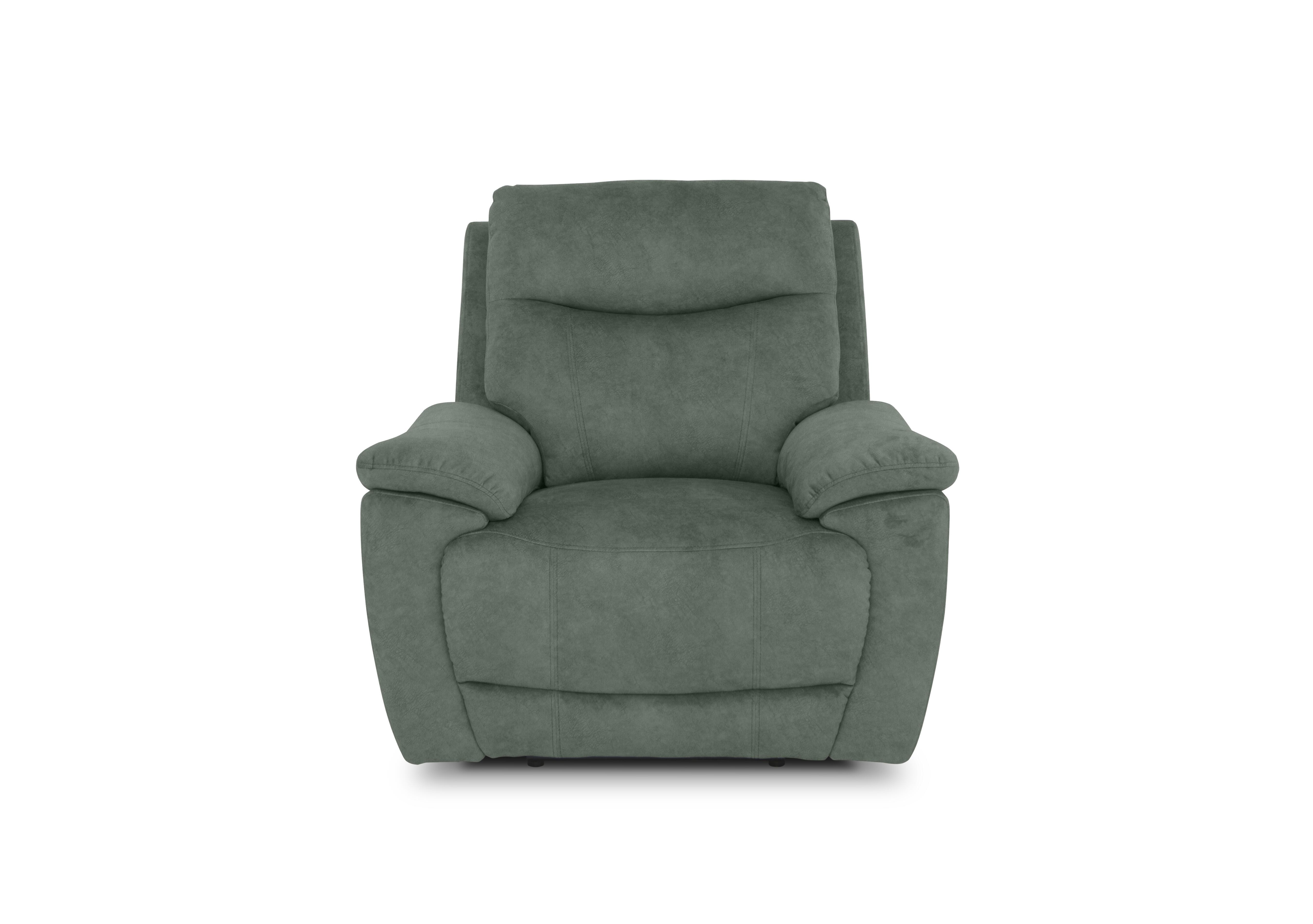 Sloane Fabric Power Recliner Chair with Power Headrest in 43514 Dexter Fern on Furniture Village