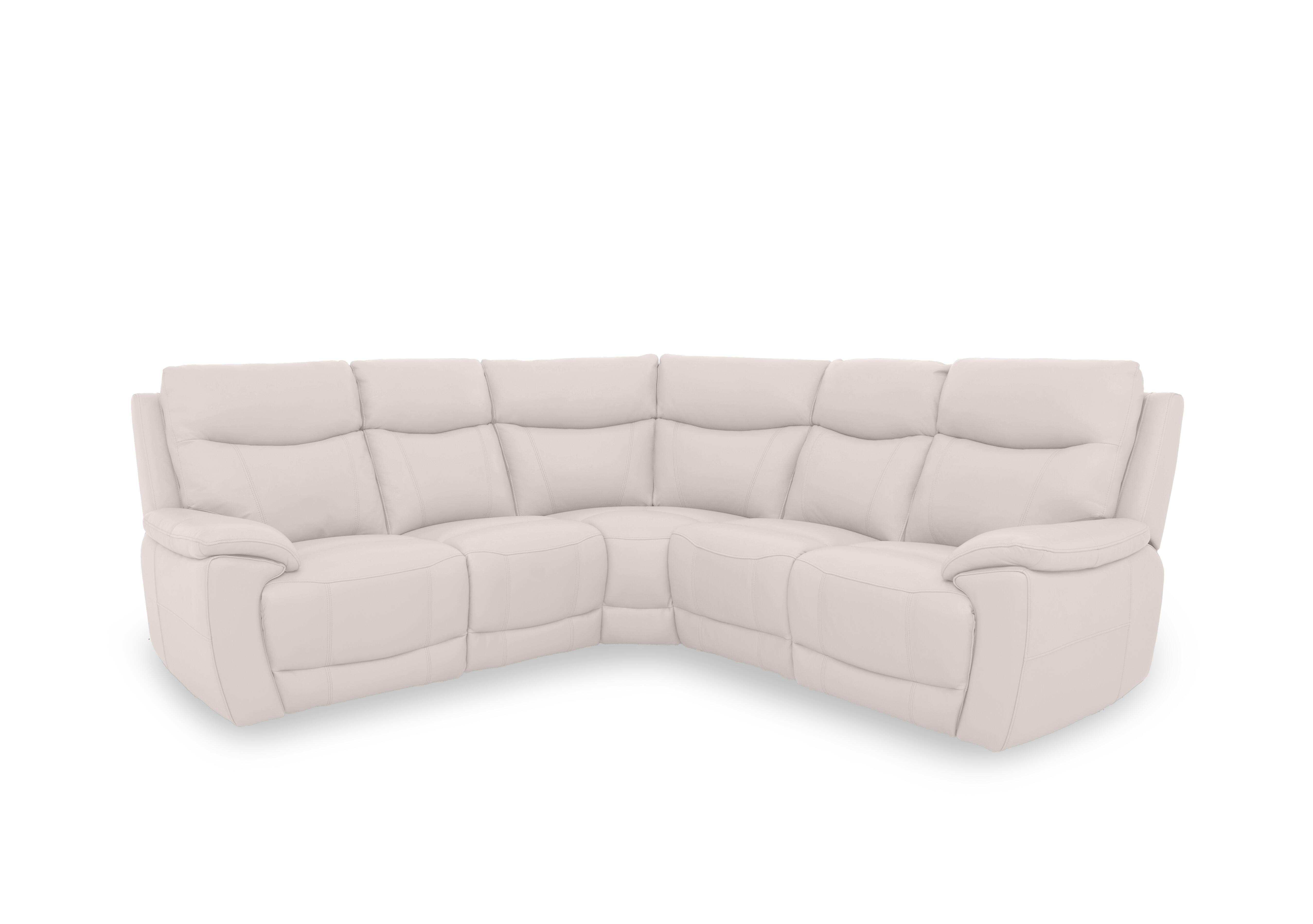 Sloane Leather Large Power Recliner Corner Sofa in Cat-40/13 Cotton on Furniture Village