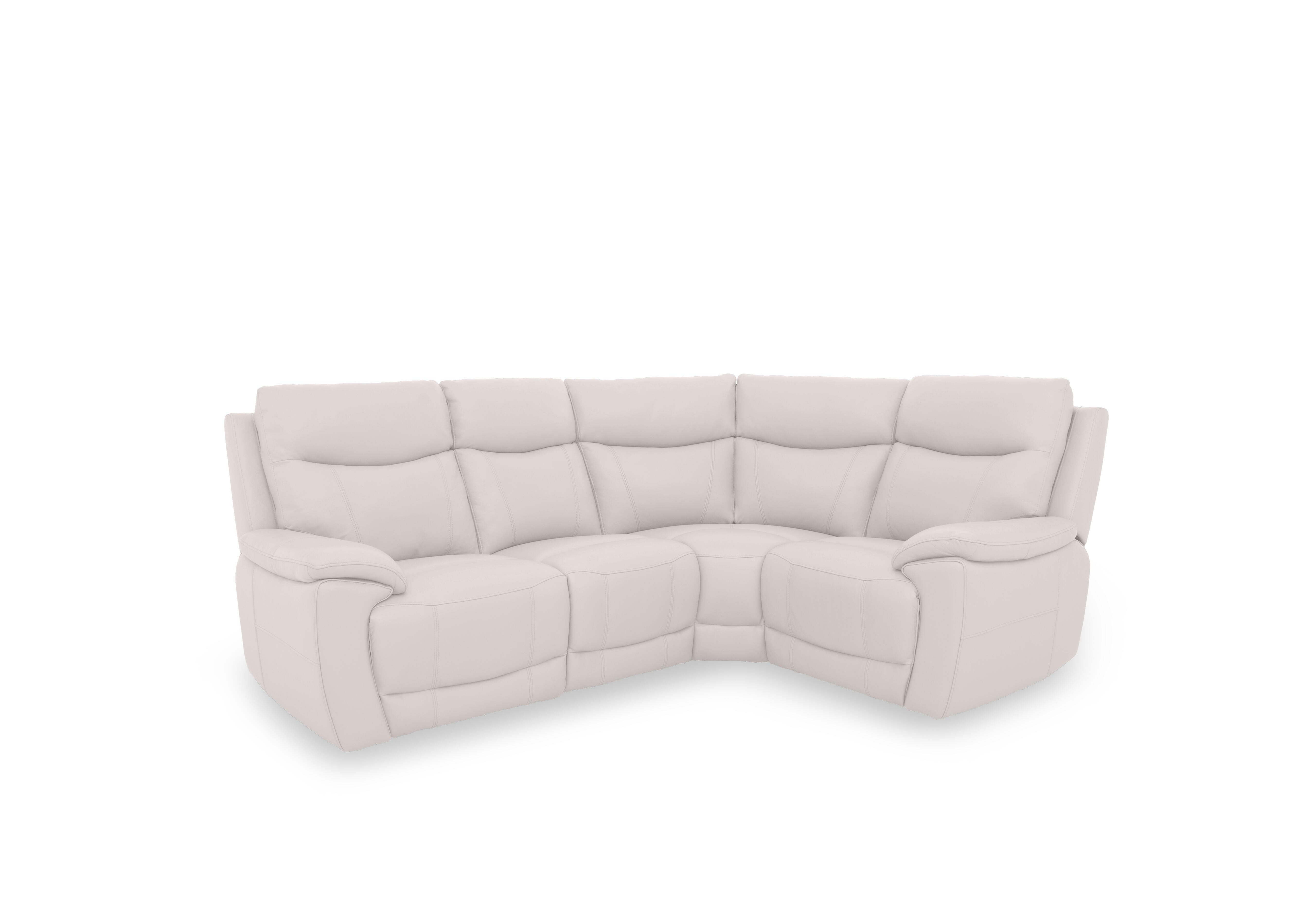 Sloane Leather Small Corner Sofa in Cat-40/13 Cotton on Furniture Village