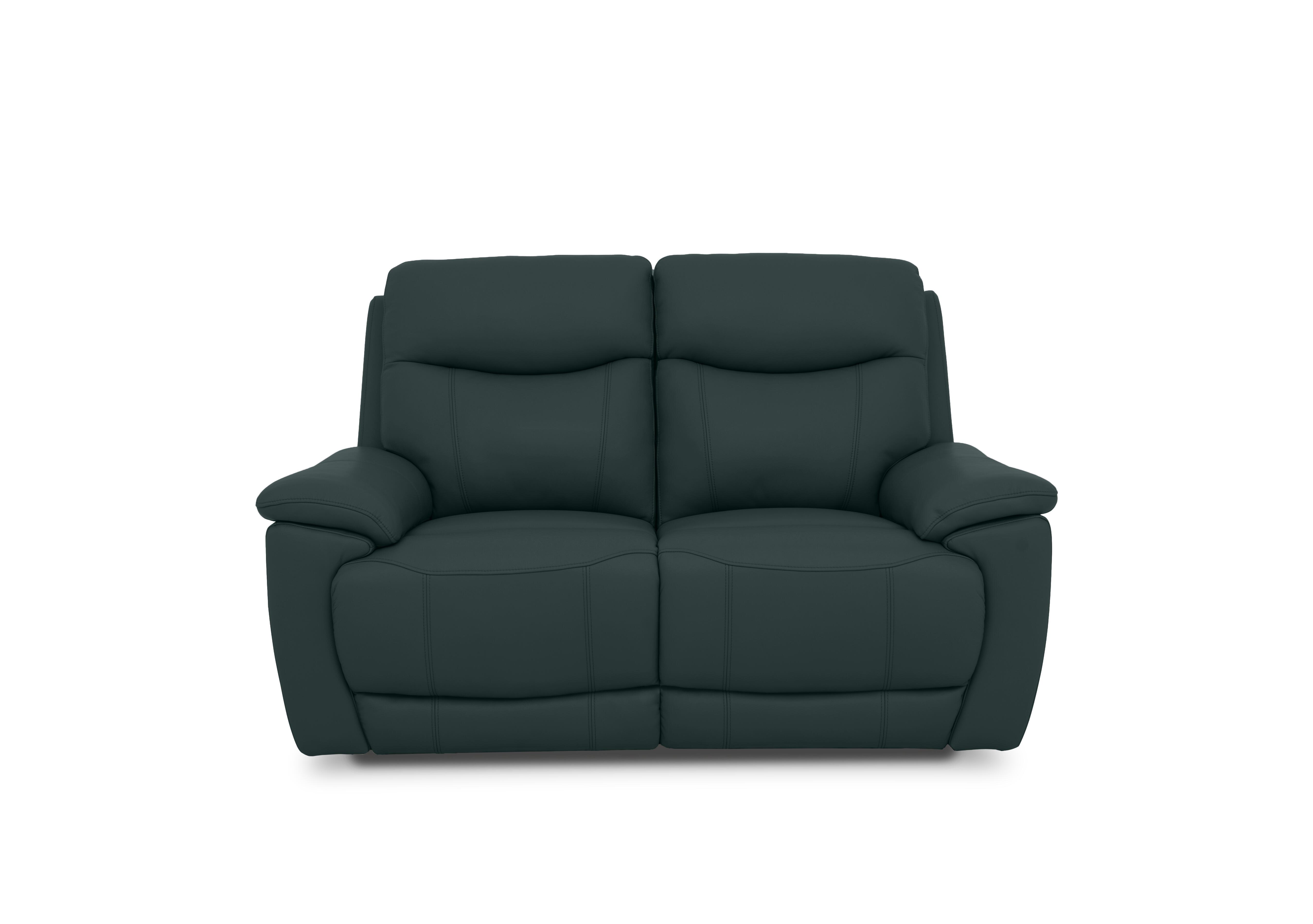 Sloane Leather 2 Seater Power Recliner Sofa with Power Headrests in Cat-40/09 Peacock on Furniture Village