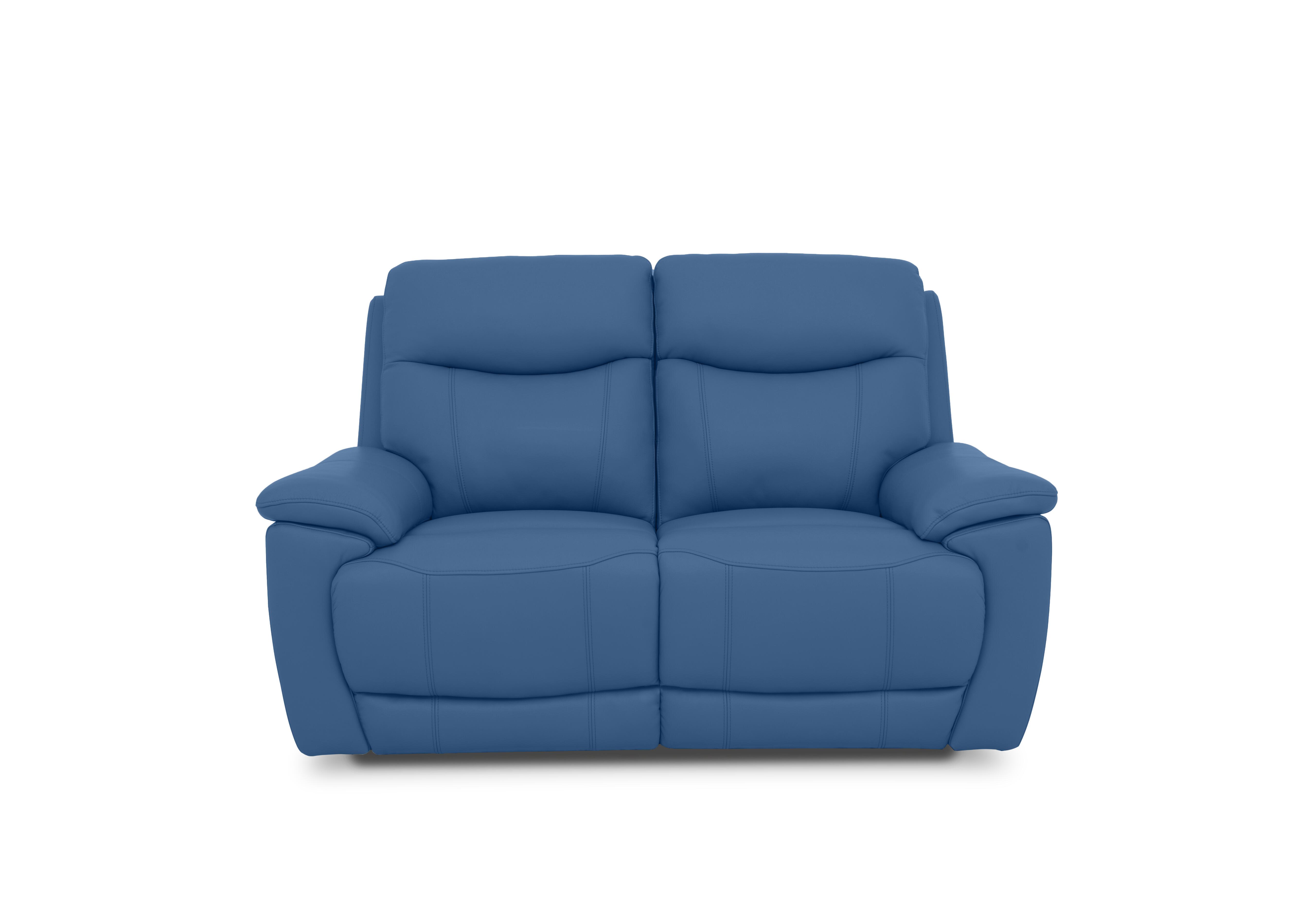 Sloane Leather 2 Seater Power Recliner Sofa with Power Headrests in Cat-40/12 Aegean on Furniture Village