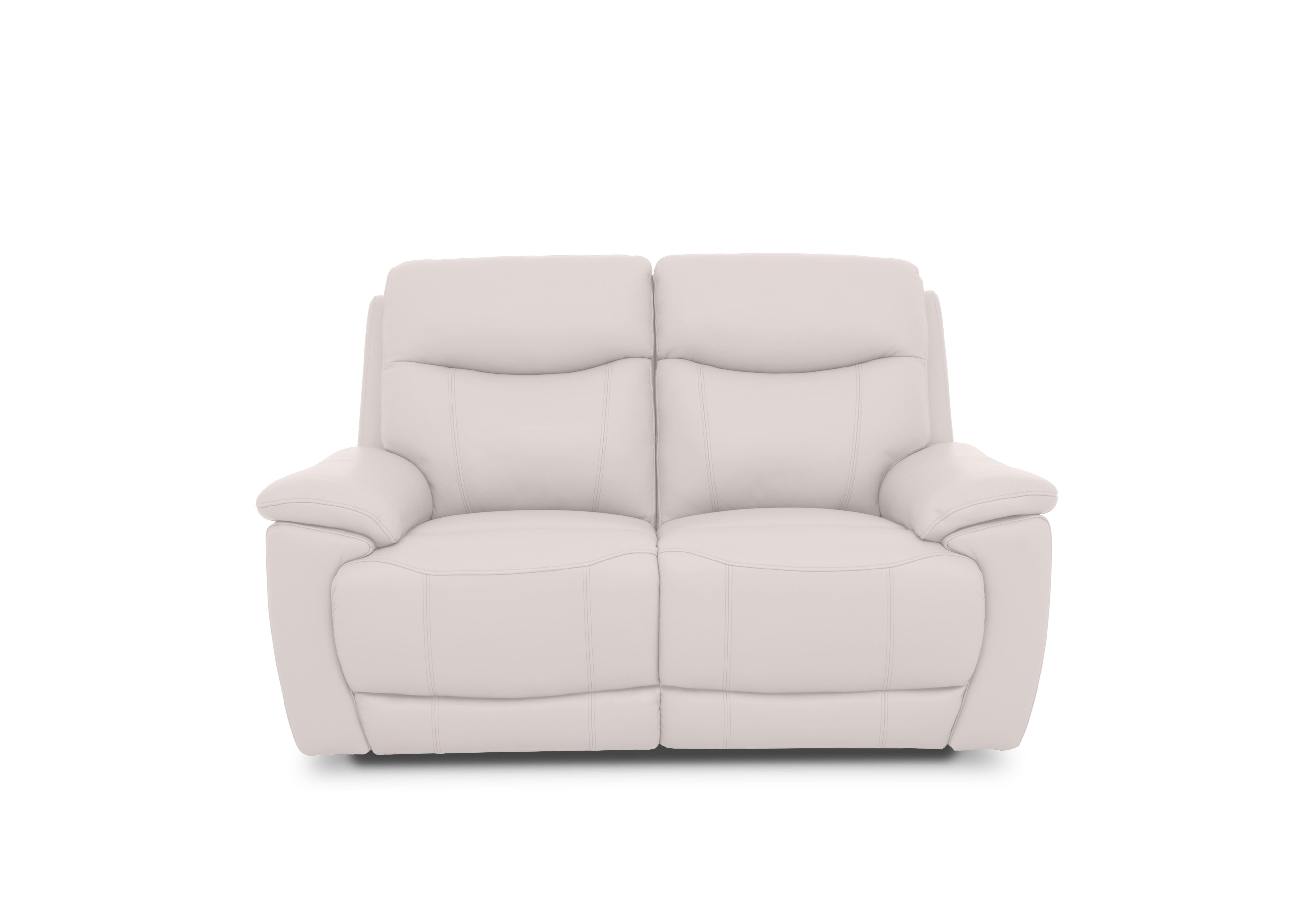 Sloane Leather 2 Seater Power Recliner Sofa with Power Headrests in Cat-40/13 Cotton on Furniture Village