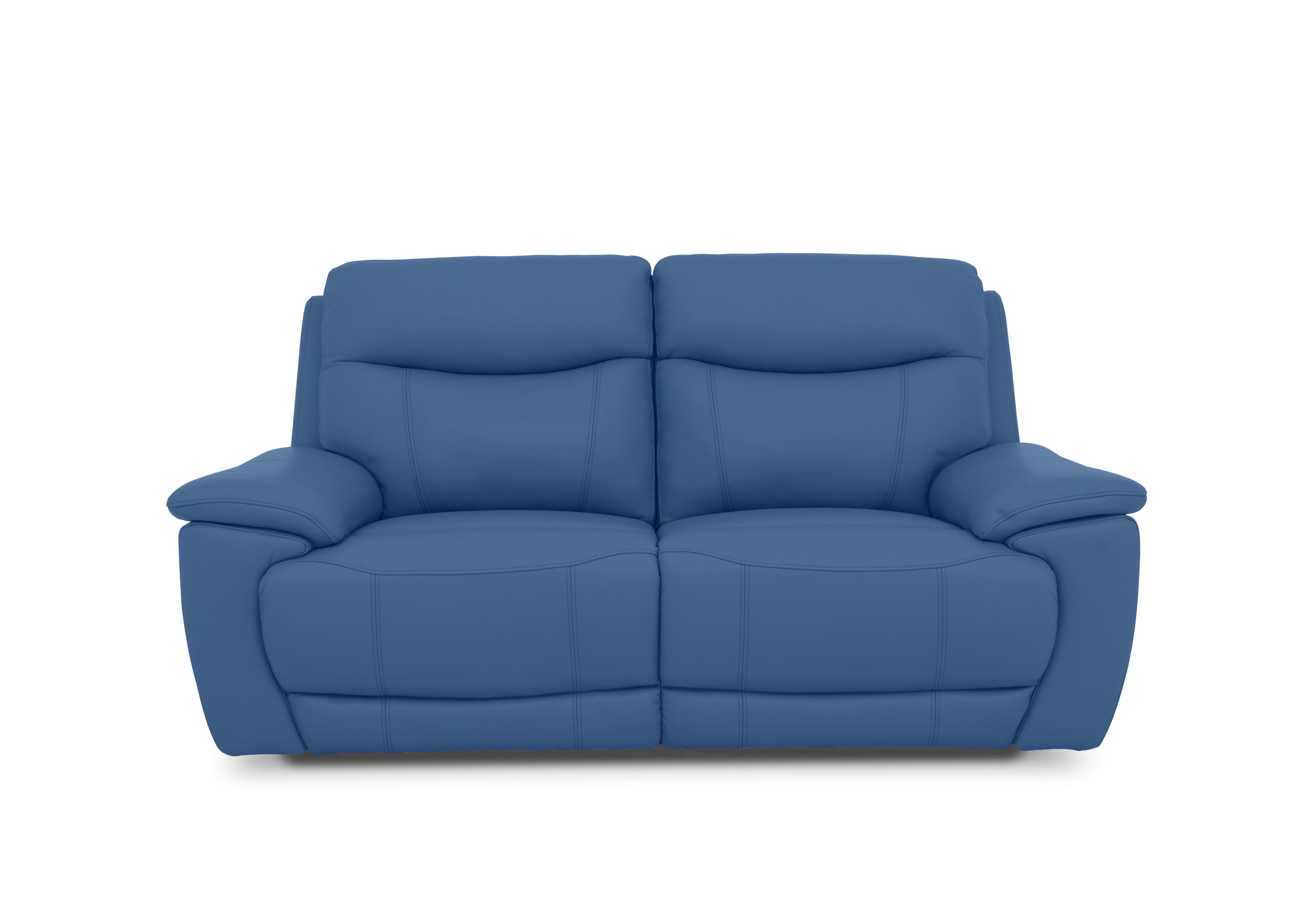 Sloane Leather 3 Seater Power Recliner Sofa with Power Headrests in Cat-40/12 Aegean on Furniture Village