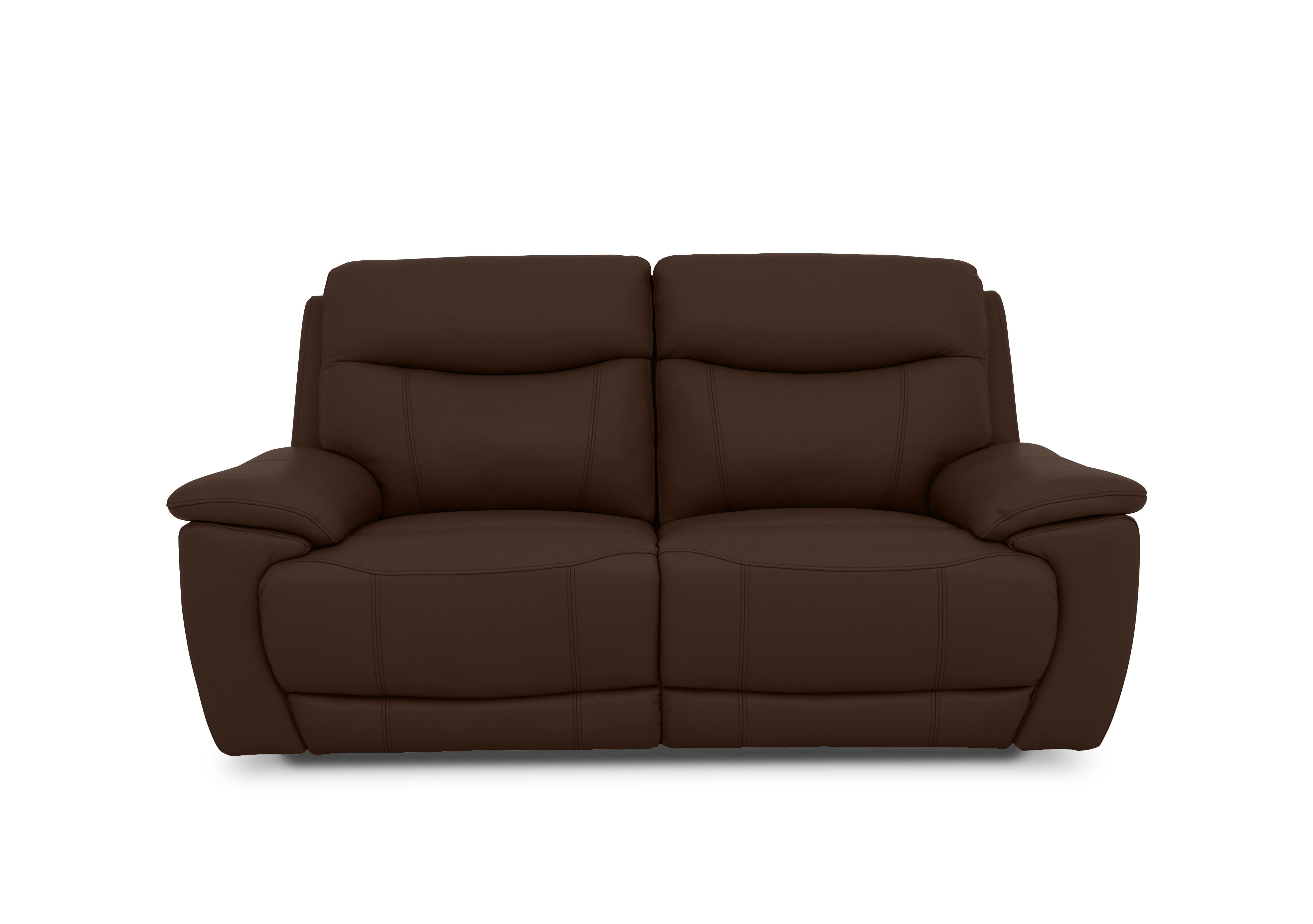 Sloane Leather 3 Seater Power Recliner Sofa with Power Headrests in Cat-60/08 Chocolate on Furniture Village