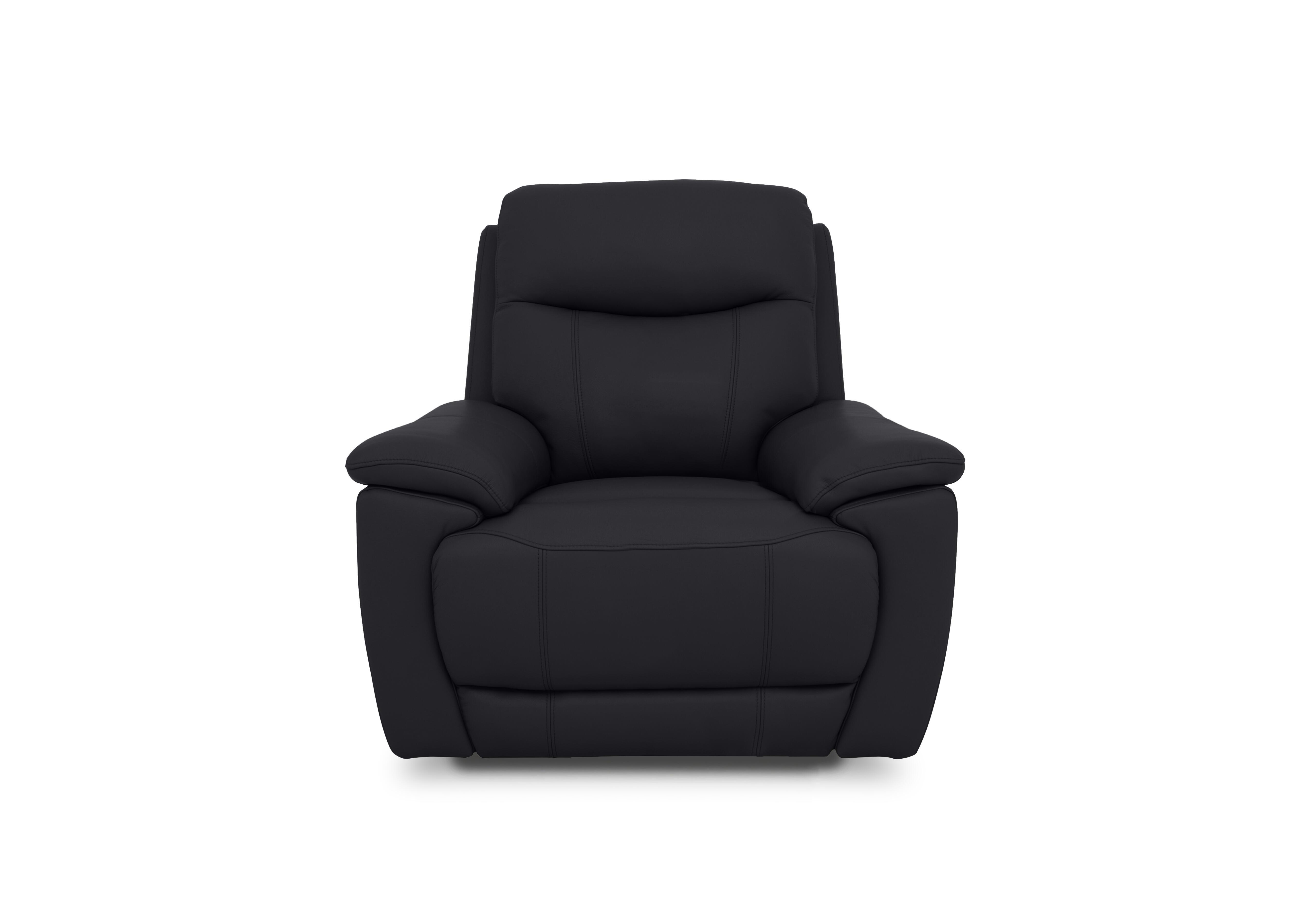 Sloane Leather Power Recliner Chair with Power Headrest in Cat-60/18 Lavender Grey on Furniture Village
