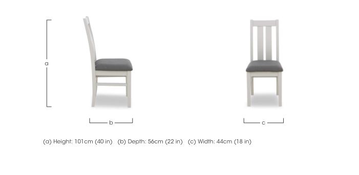 Lewis Set of 4 Wooden Slatted Back Dining Chairs in  on Furniture Village