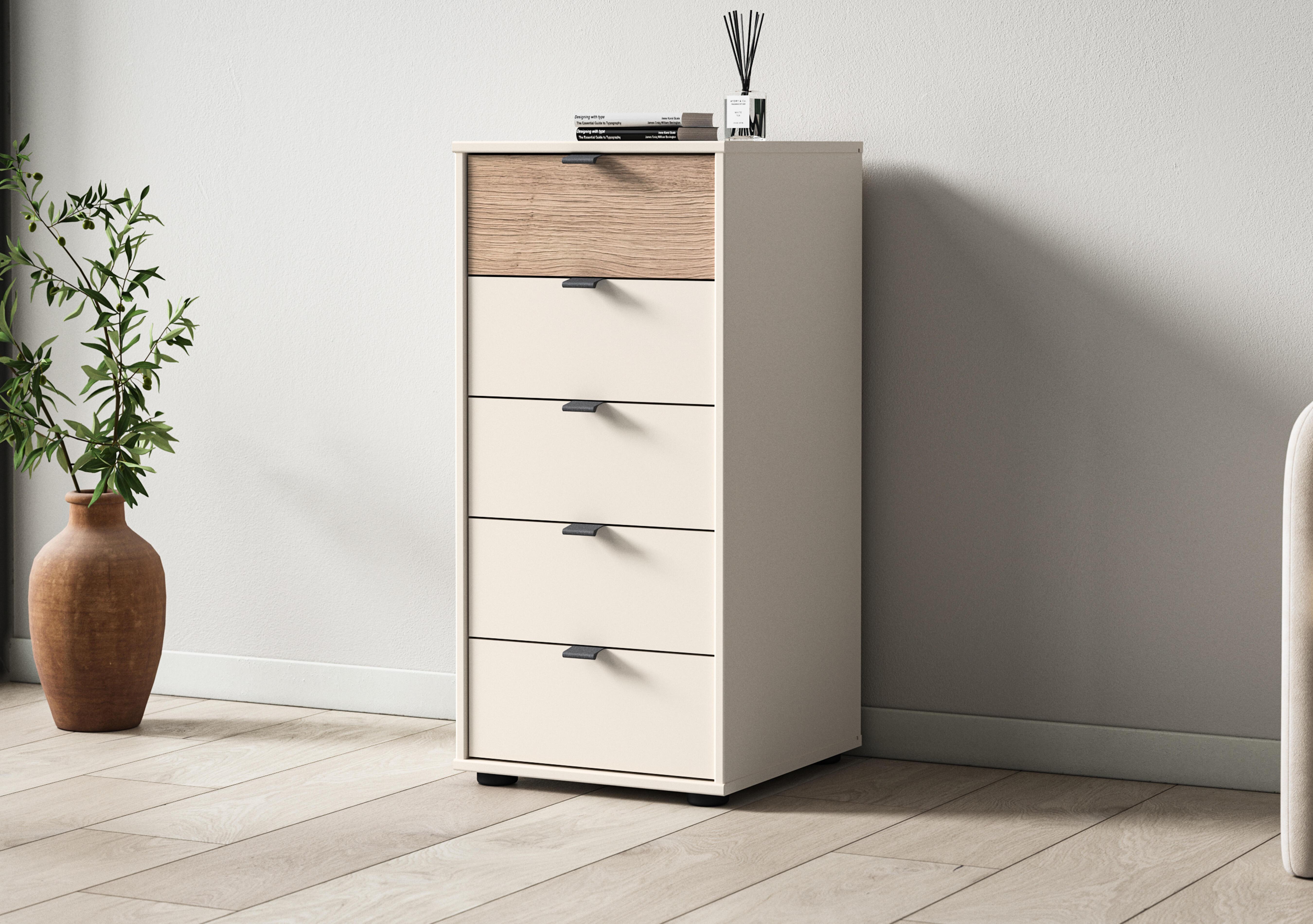 Tullio 40cm 5 Drawer Chest in  on Furniture Village