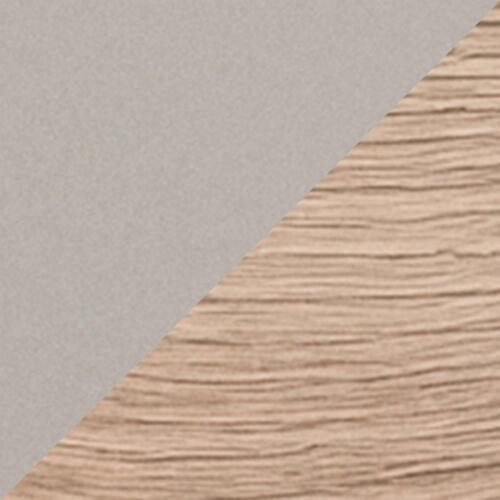 Tullio 150cm 3 Door Hinged Wardrobe in Nordicoak-Pebble Grey on Furniture Village