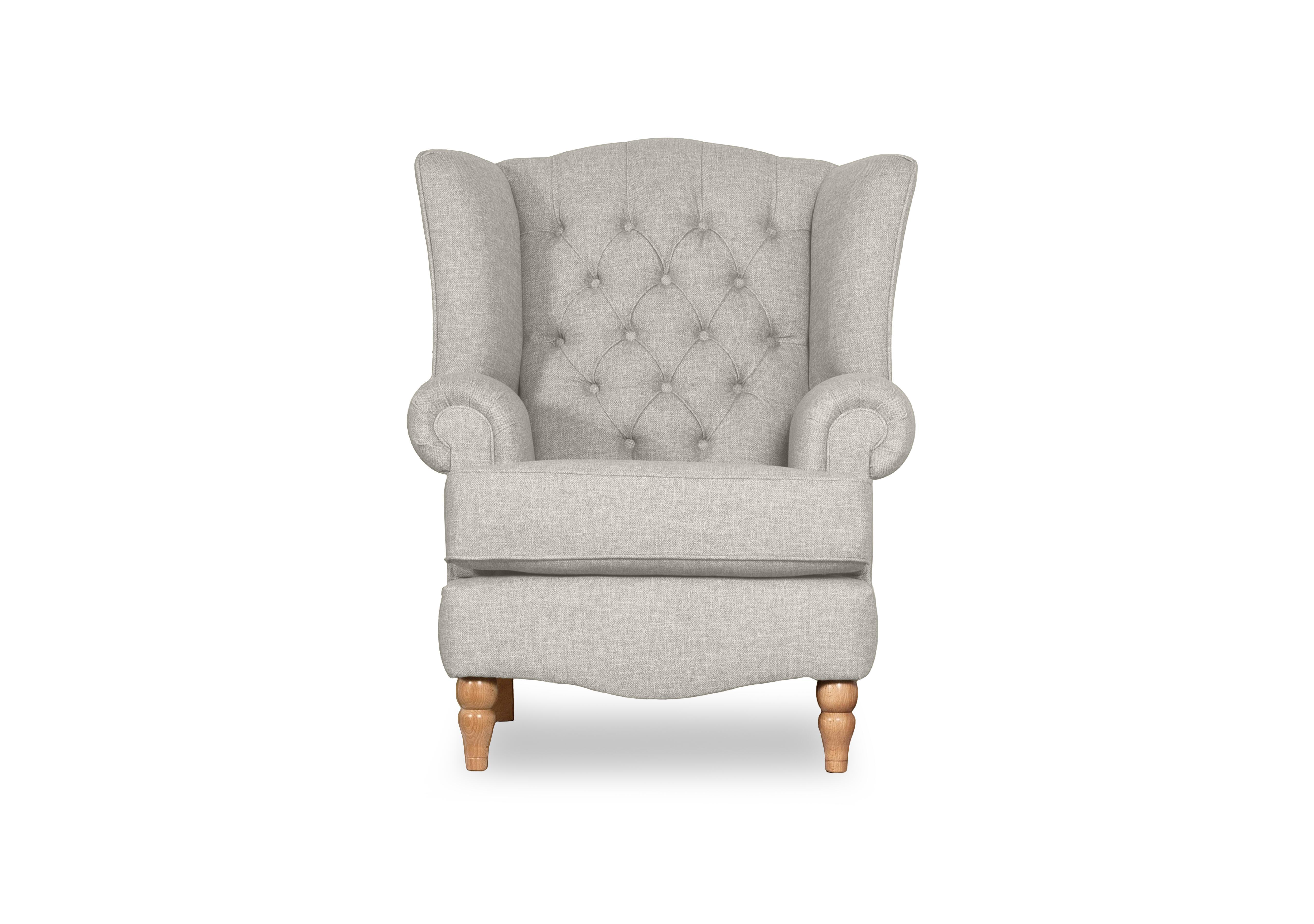 Poppy Winged Chair in Stone on Furniture Village