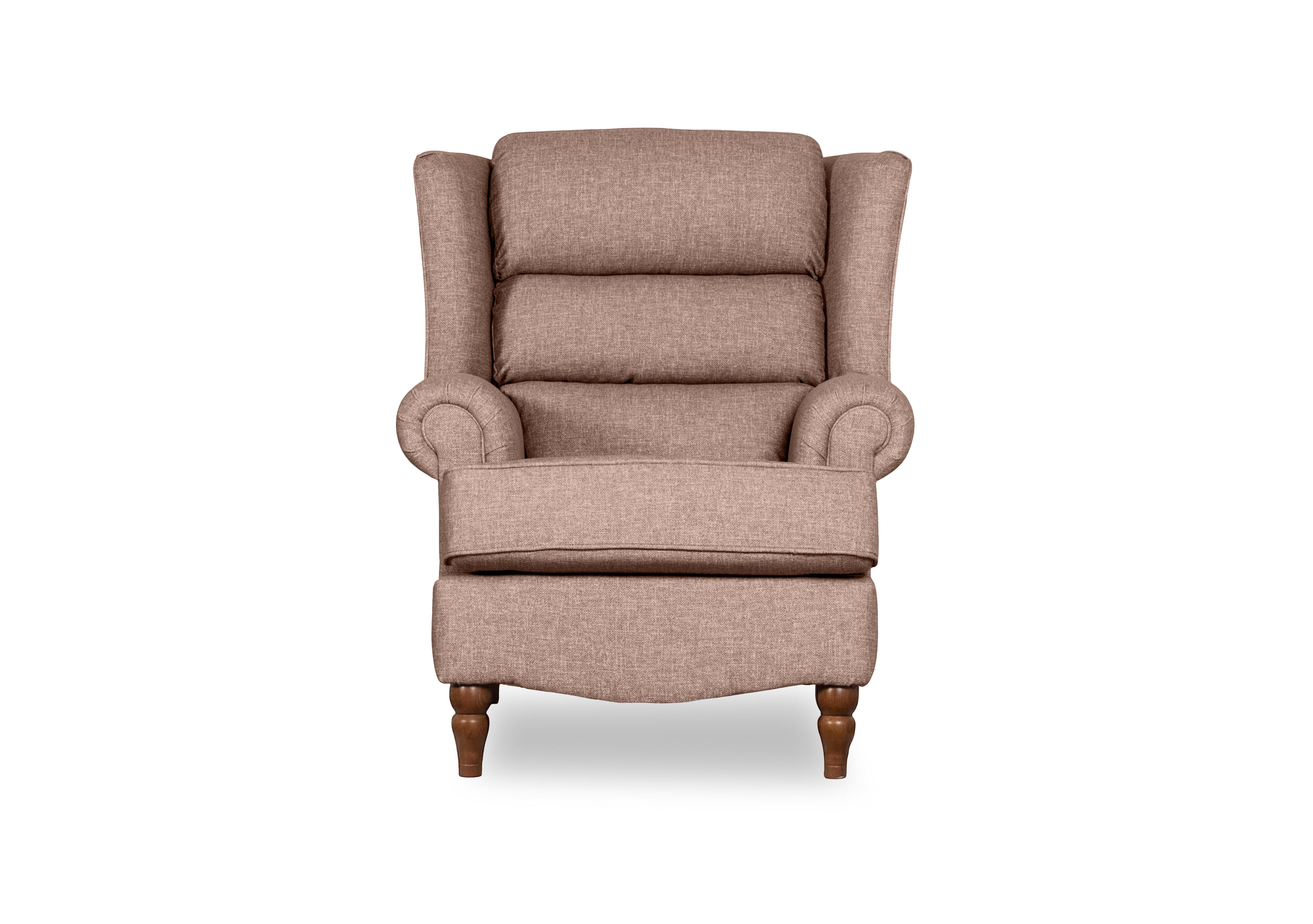 Evelyn Winged Chair in Cranberry on Furniture Village