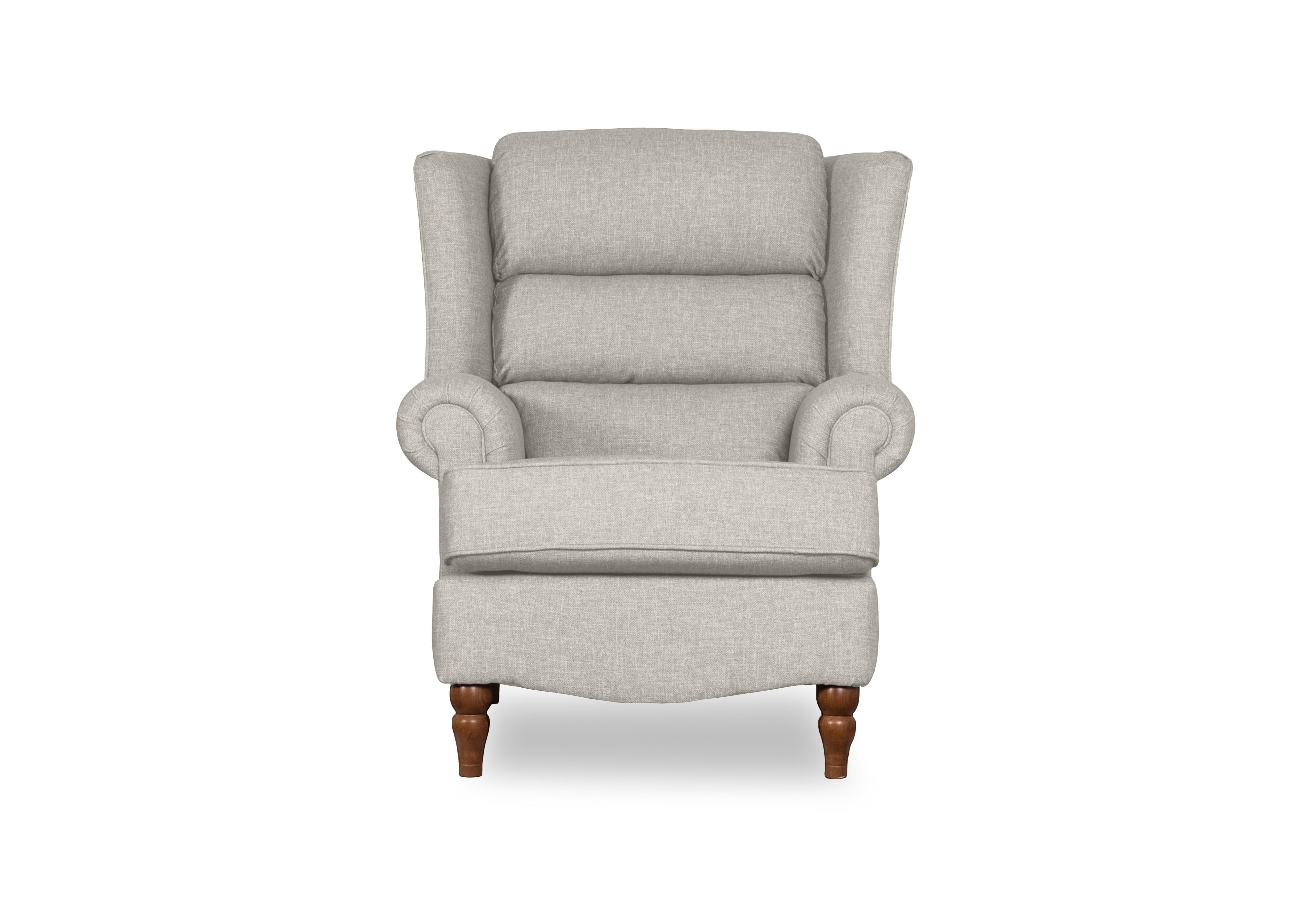 Evelyn Winged Chair in Stone on Furniture Village