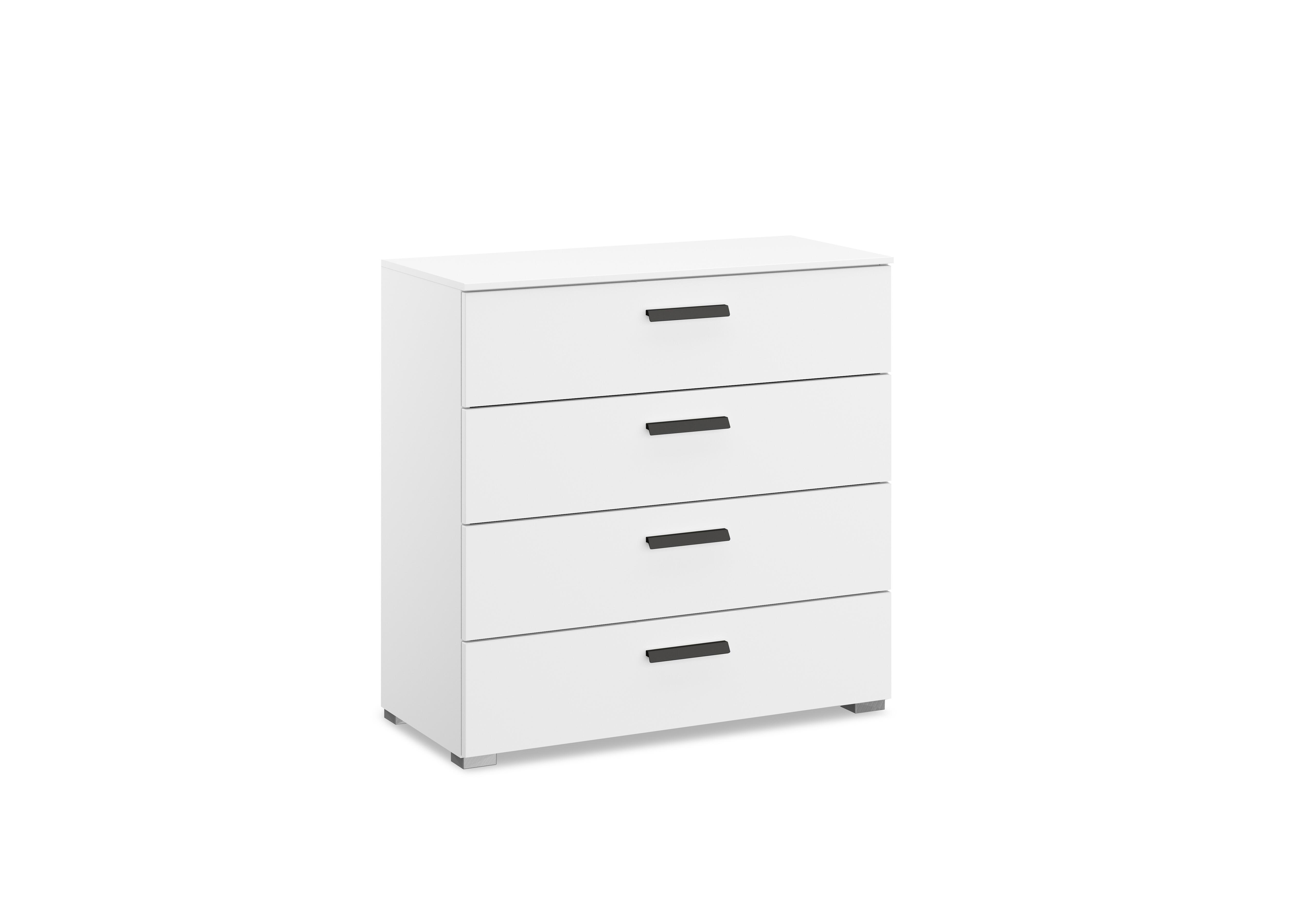 Dante 4 Drawer Décor Wide Chest in Alpine White A200g on Furniture Village