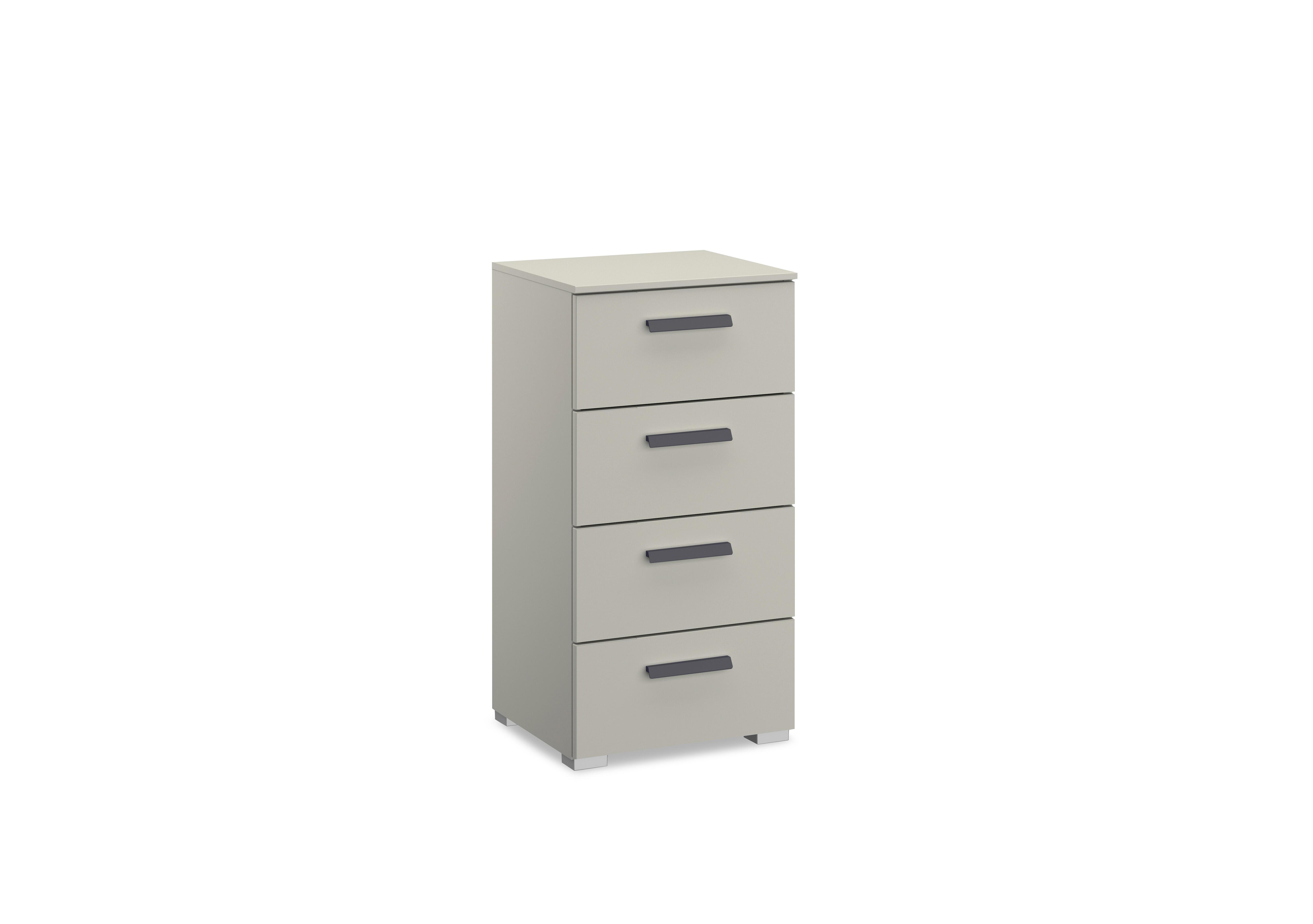 Dante 4 Drawer Décor Narrow Chest in Champagne A201g on Furniture Village