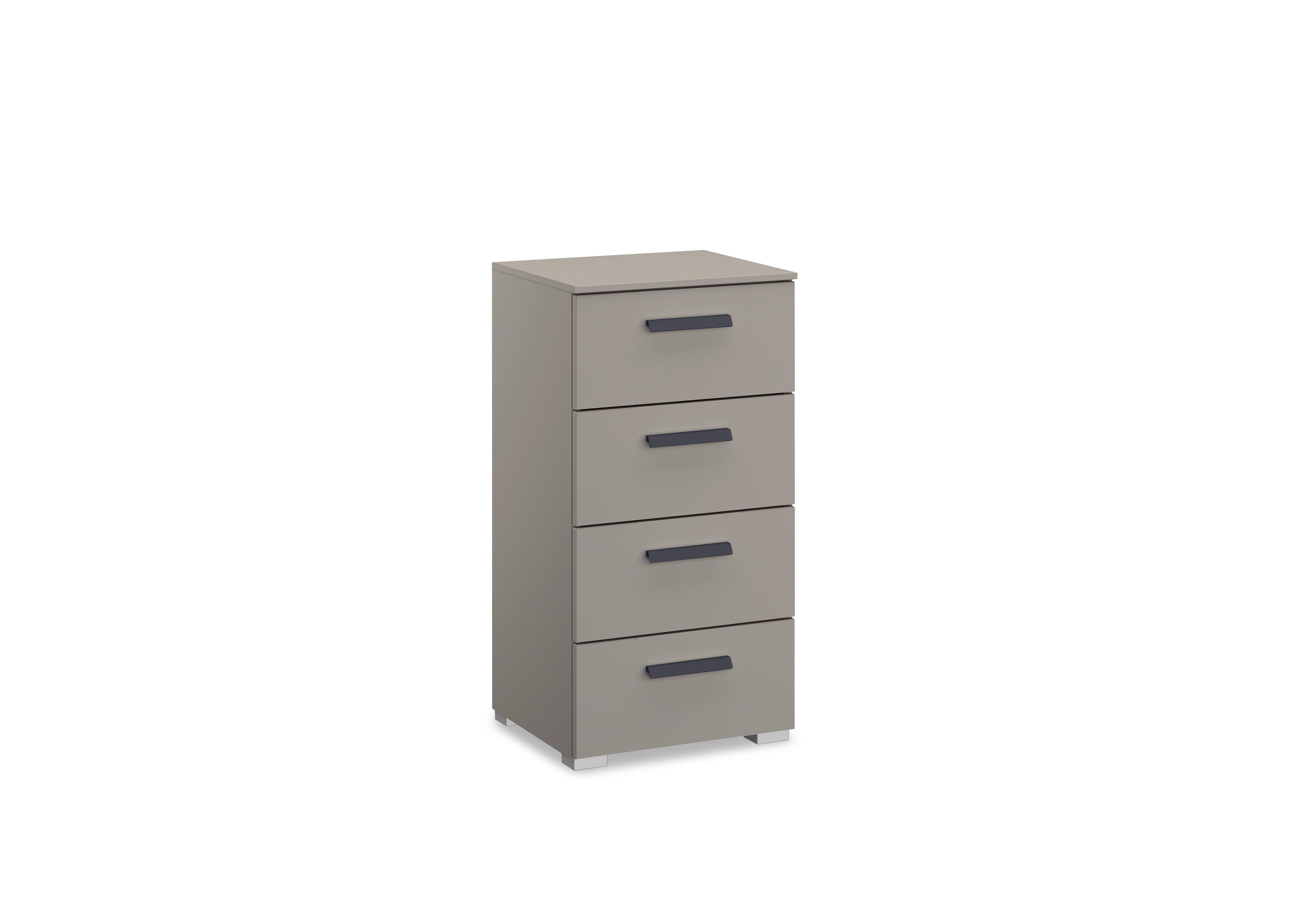 Dante 4 Drawer Décor Narrow Chest in Fango A202g on Furniture Village