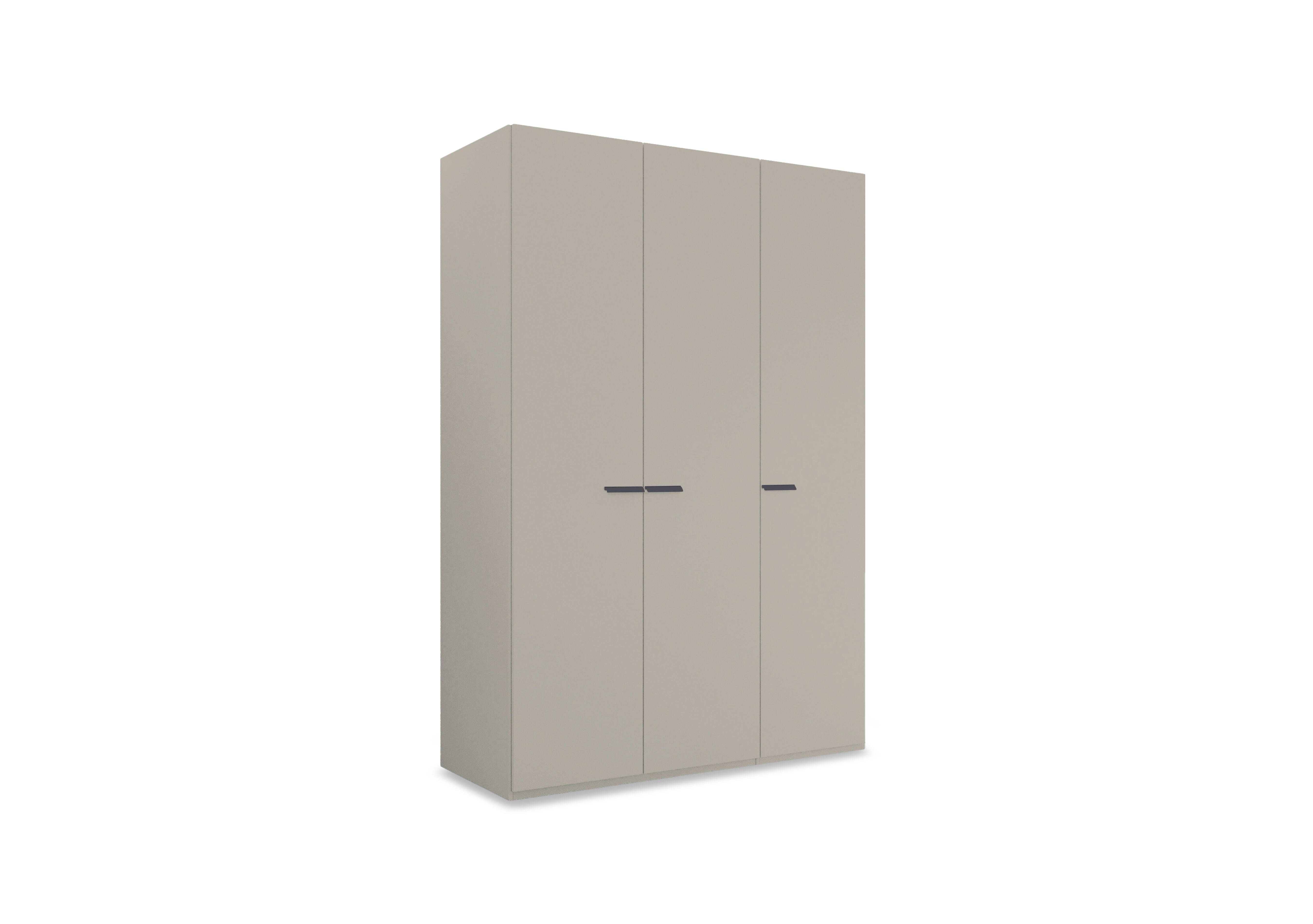 Dante 151cm 3 Door Hinged Décor Wardrobe in Fango A202g on Furniture Village