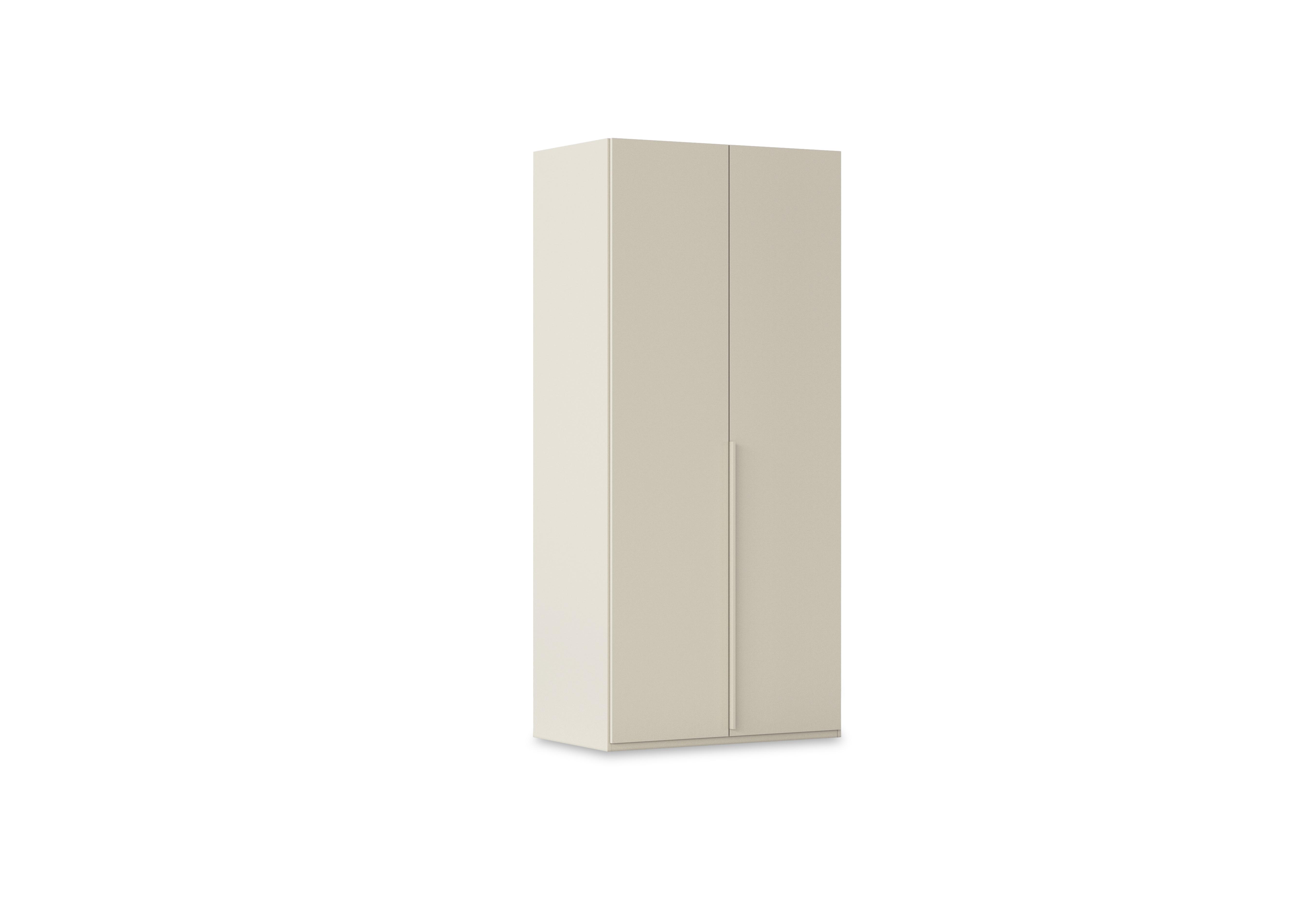 Haven 101cm 2 Door Hinged Wardrobe with Décor Doors in Acd3l  Champagne Champagne Frn on Furniture Village