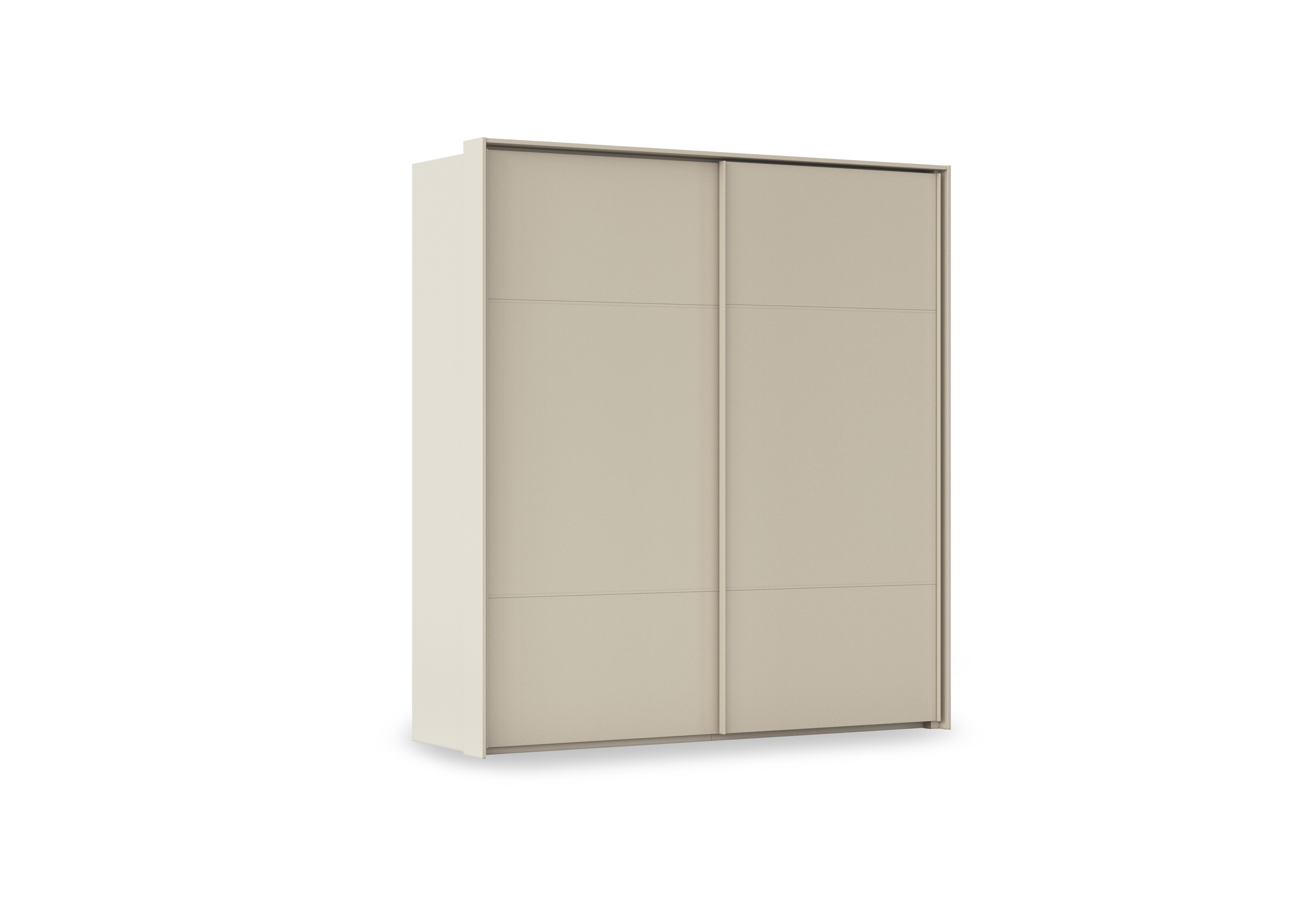 Haven 210cm 2 Door Slider Wardrobe with Décor Doors in Acd3l  Champagne Champagne Frn on Furniture Village
