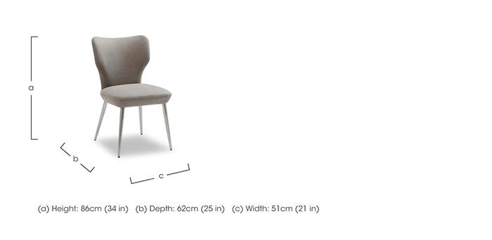 Elegante Set of 4 Dining Chairs in  on Furniture Village