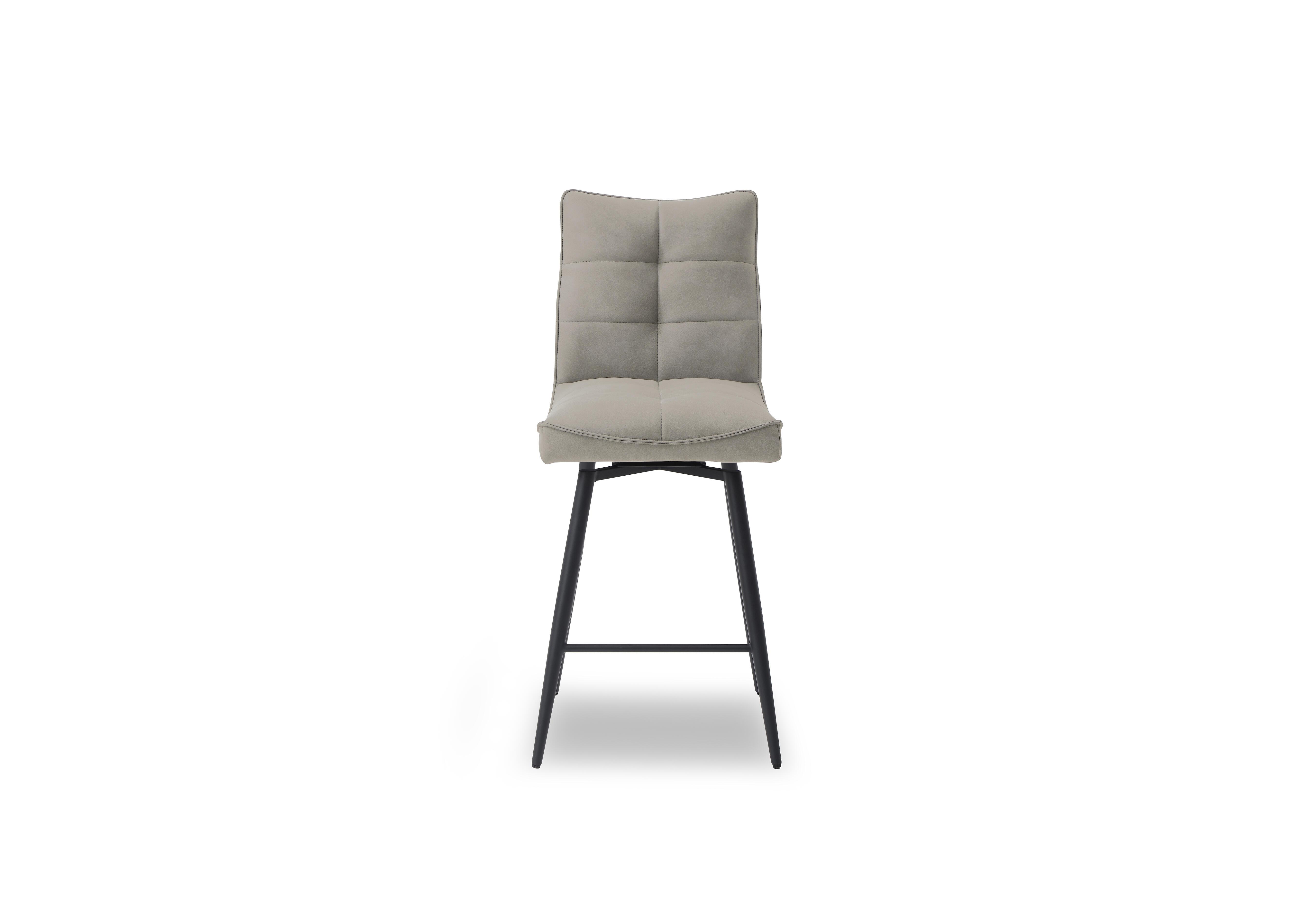 Germain Swivel Bar Stool in Taupe on Furniture Village