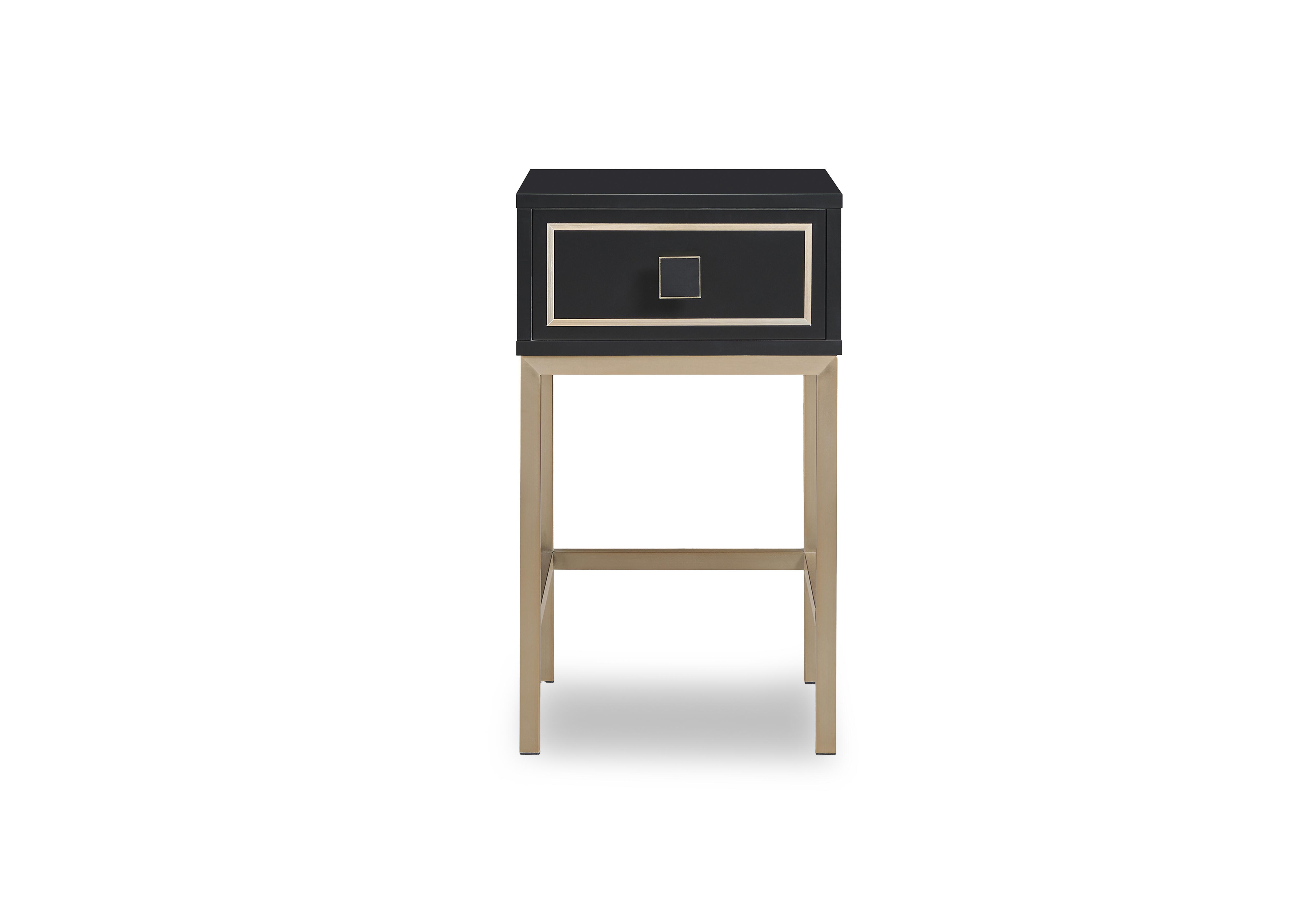 Cole Lamp Table in Black on Furniture Village