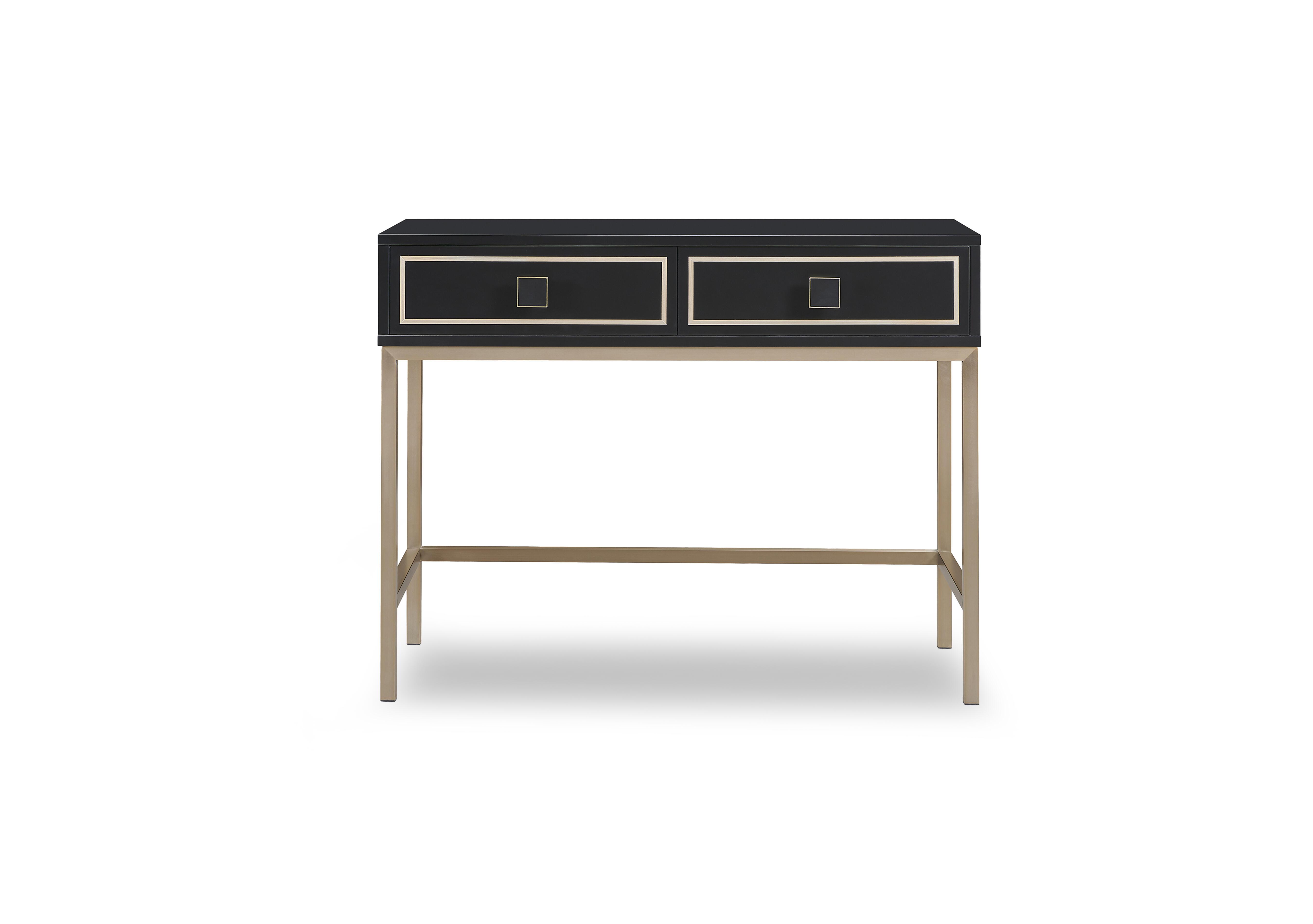Cole Console Table in Black on Furniture Village