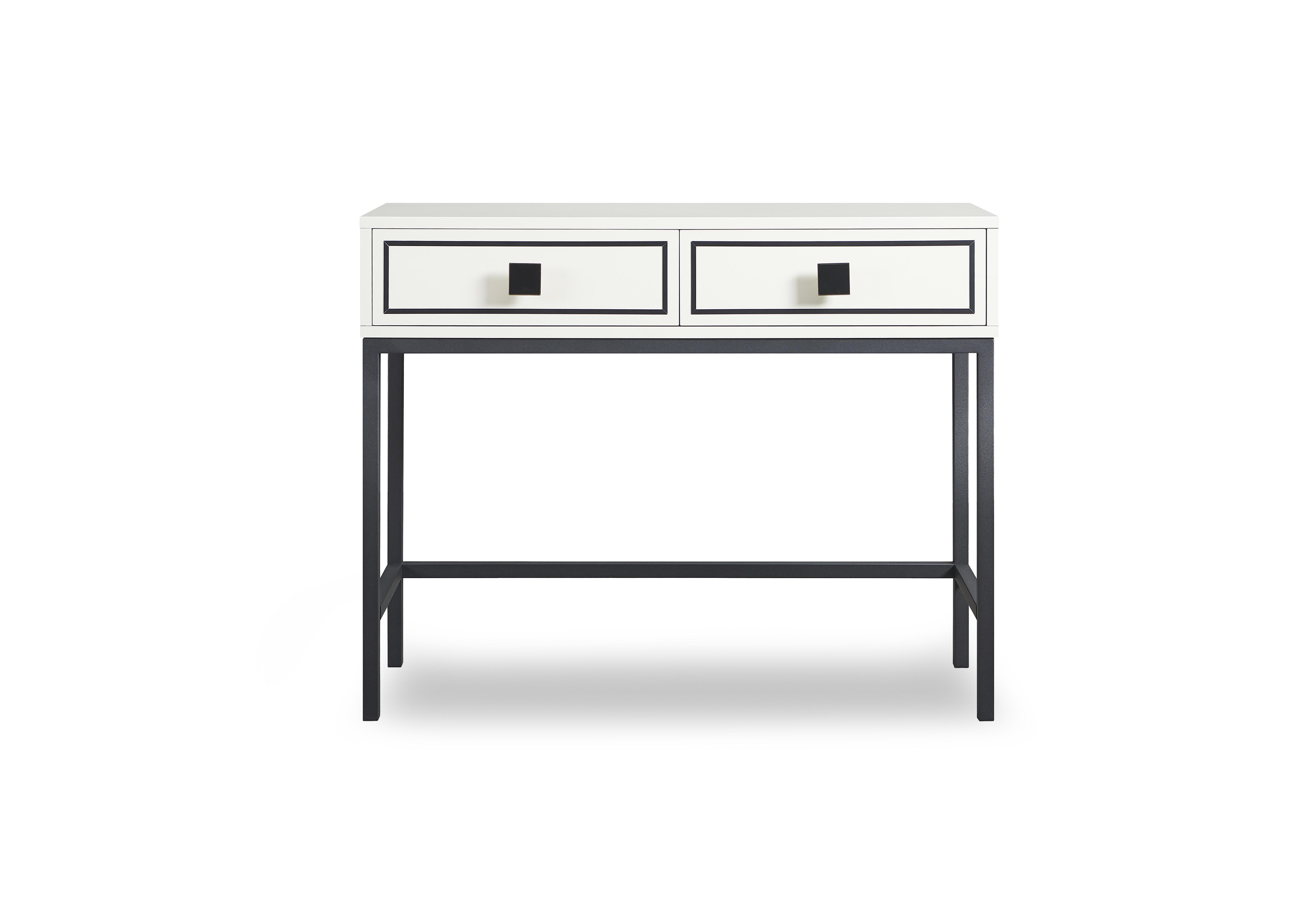 Cole Console Table in White on Furniture Village