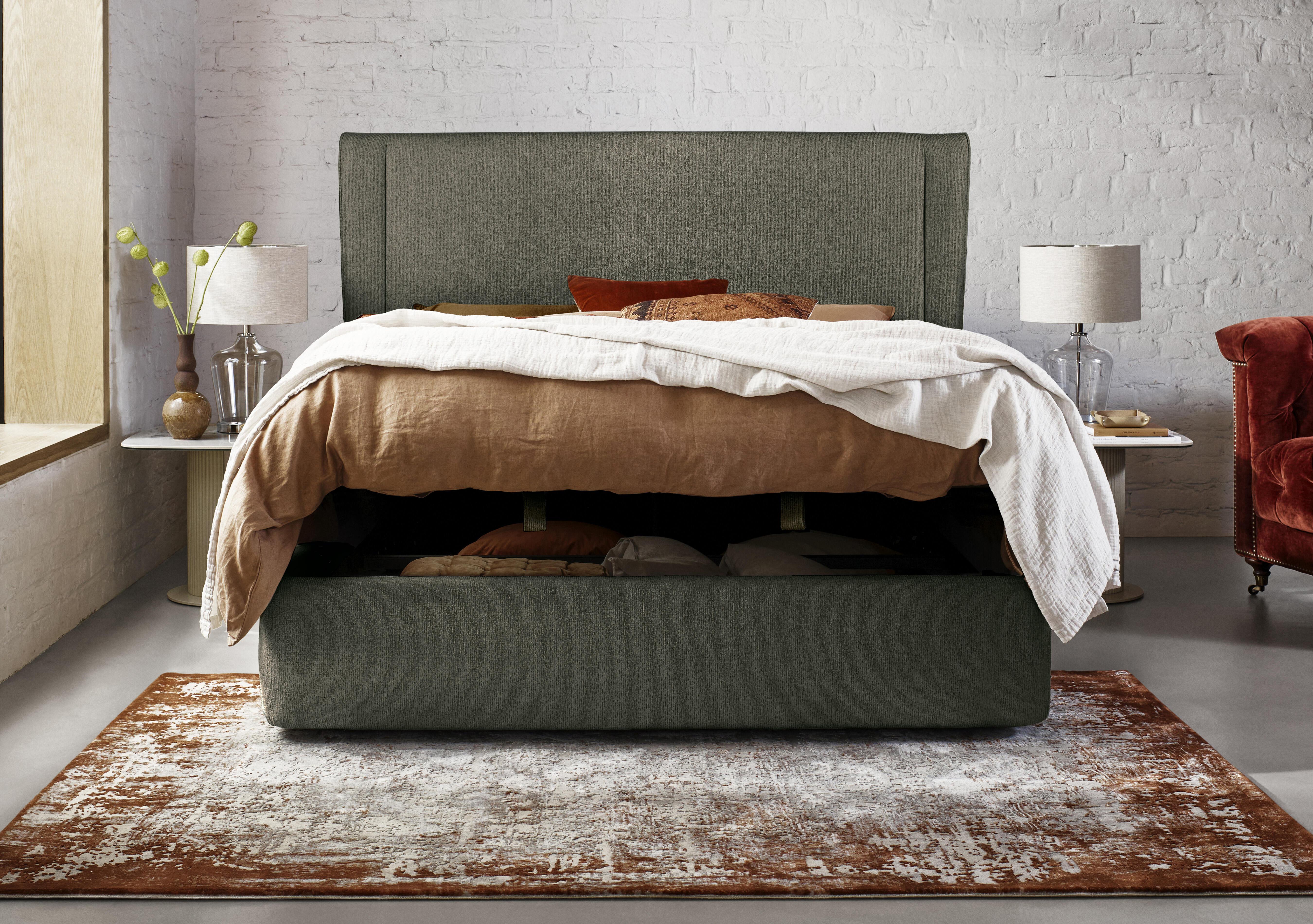 Dior End Ottoman Bed Frame in  on Furniture Village