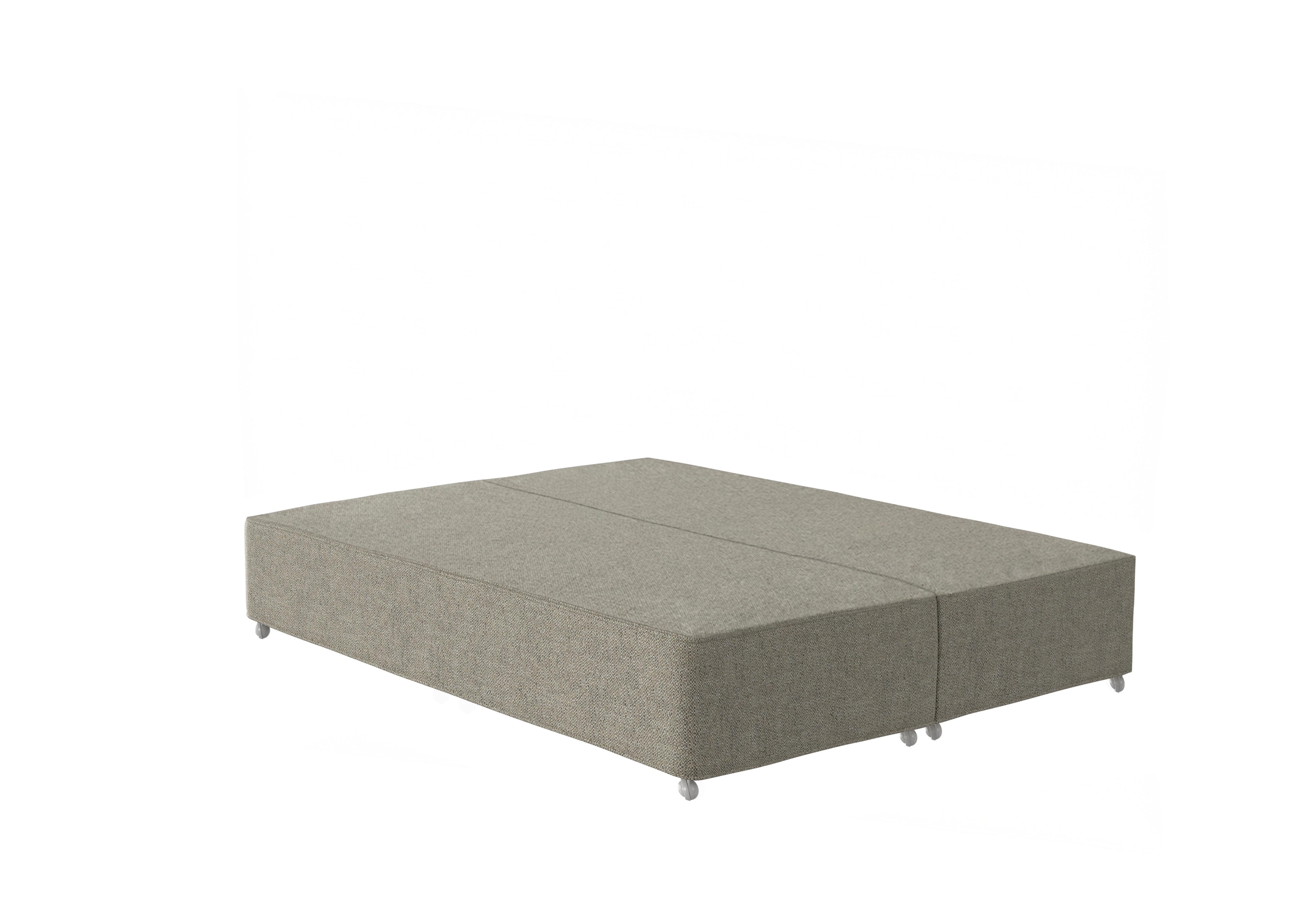 De Luxe Divan Base in 2151 Boucle Flint on Furniture Village