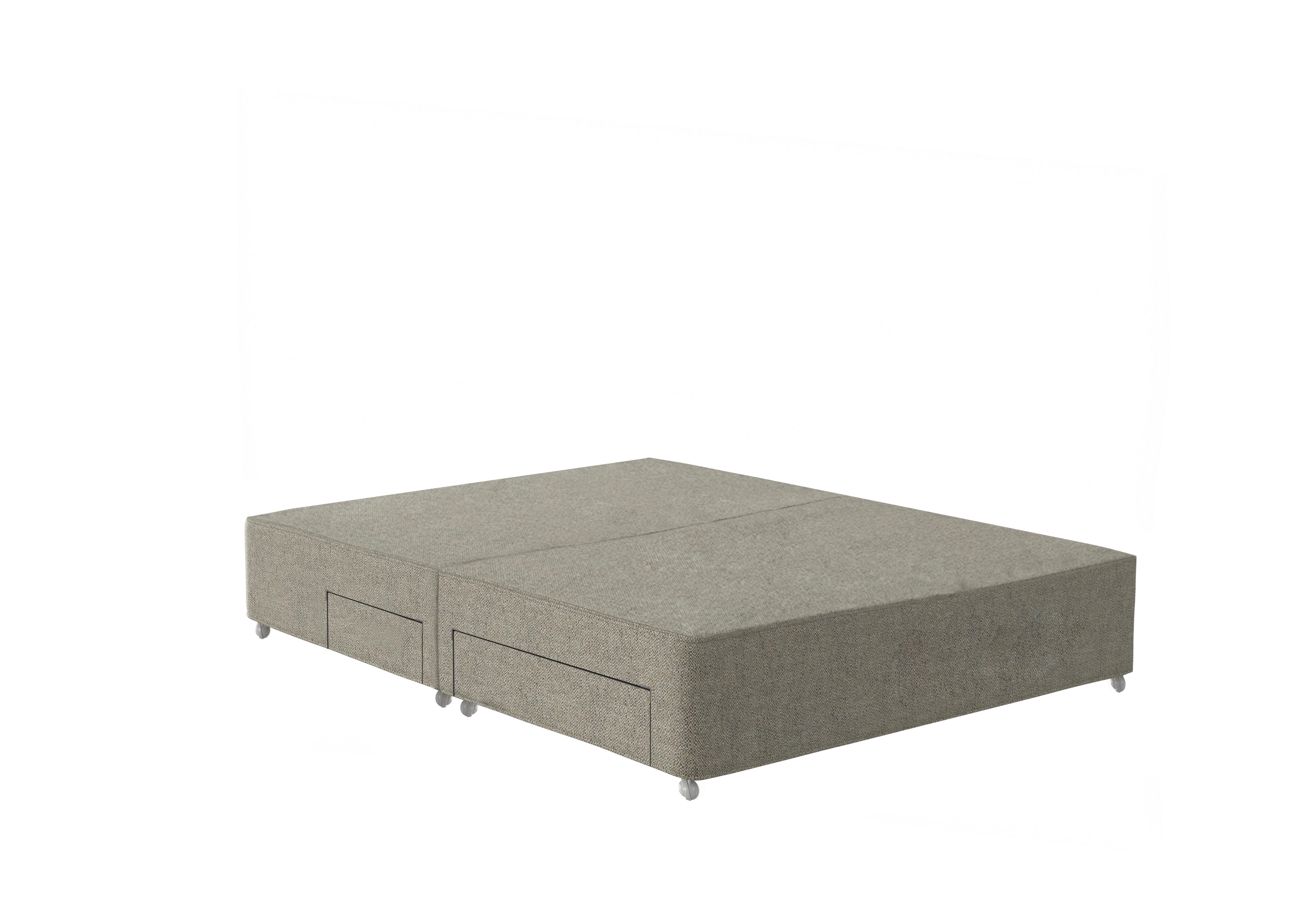 Original Divan Base in 2151 Boucle Flint on Furniture Village