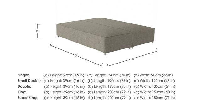 De Luxe Divan Base in  on Furniture Village