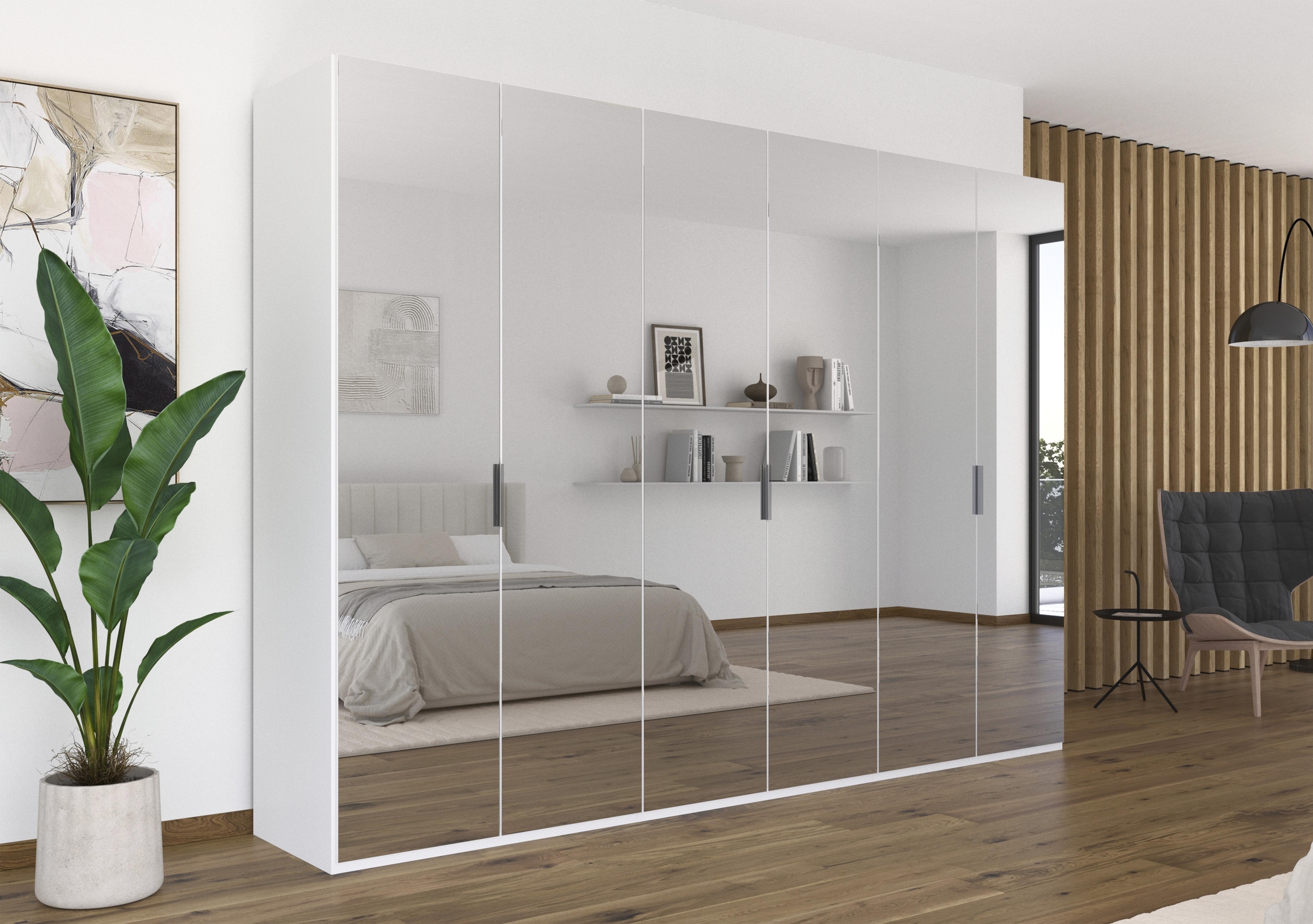Formes 6 Door Bifold Wardrobe with Mirror Doors in  on Furniture Village