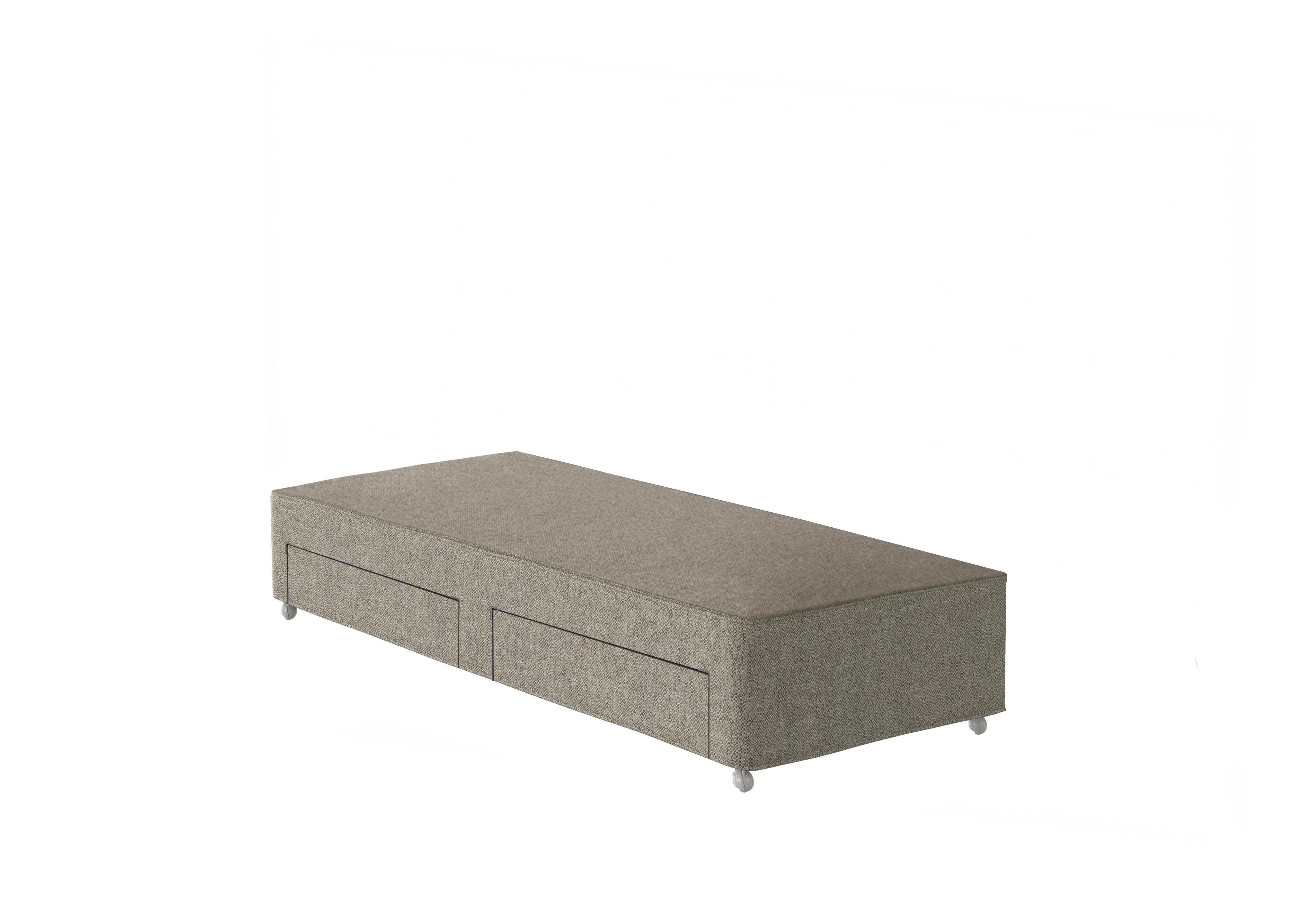 Luxe II Divan Base in 2150 Boucle Stone on Furniture Village