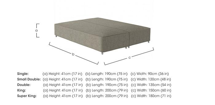 Viceroy Divan Base in  on Furniture Village
