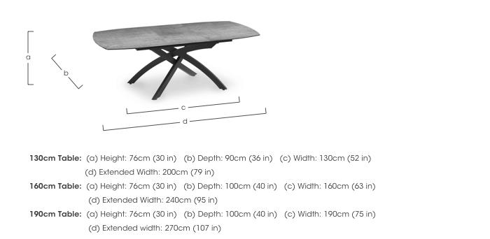 Rafa Draw Leaf Extending Dining Table in  on Furniture Village