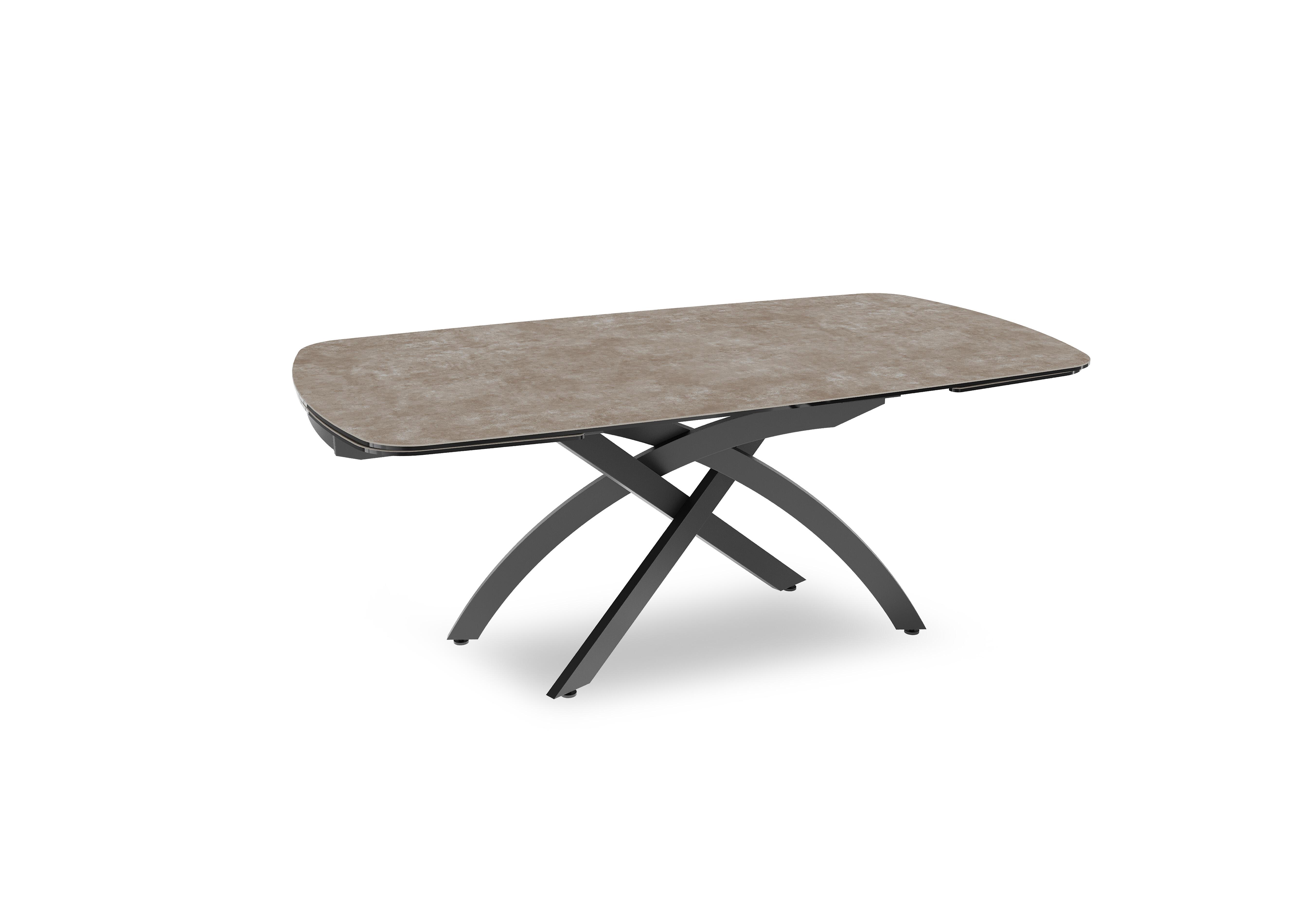 Rafa Draw Leaf Extending Dining Table in Argile on Furniture Village