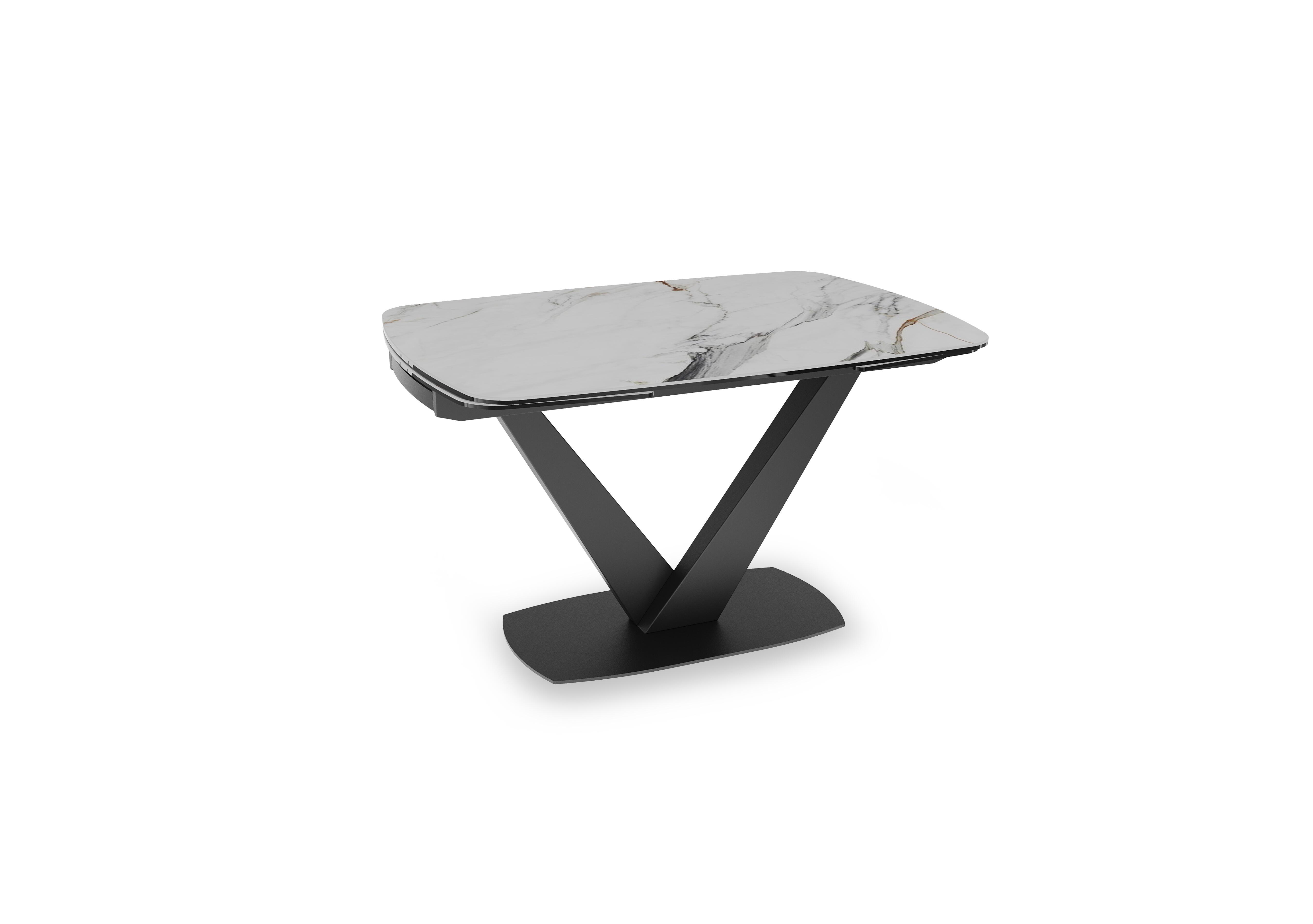 Julio Draw Leaf Extending Table in Fiorentio Marble on Furniture Village