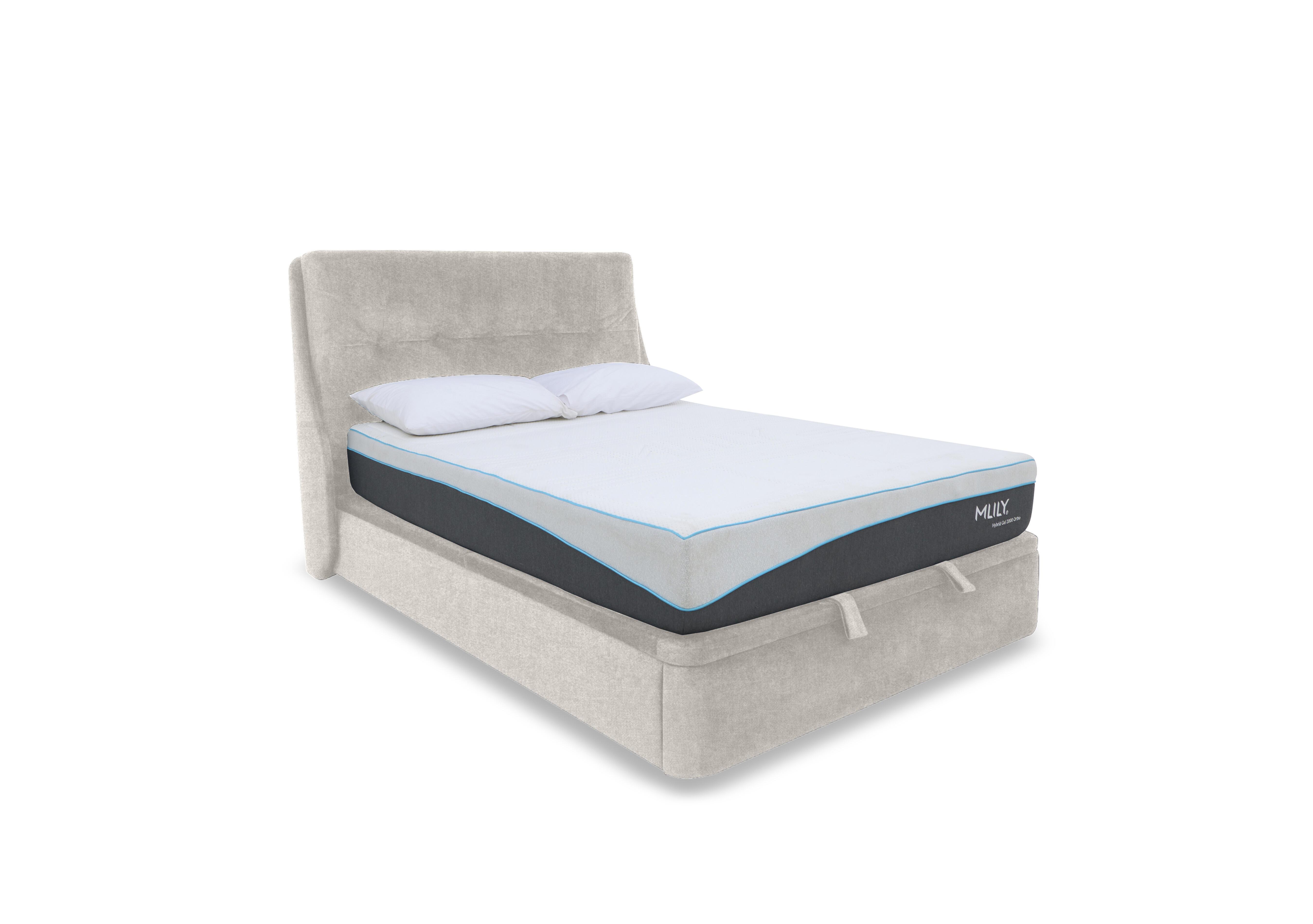 Zanetti Manual End Lift Ottoman Bed Frame in Muskat Clay on Furniture Village