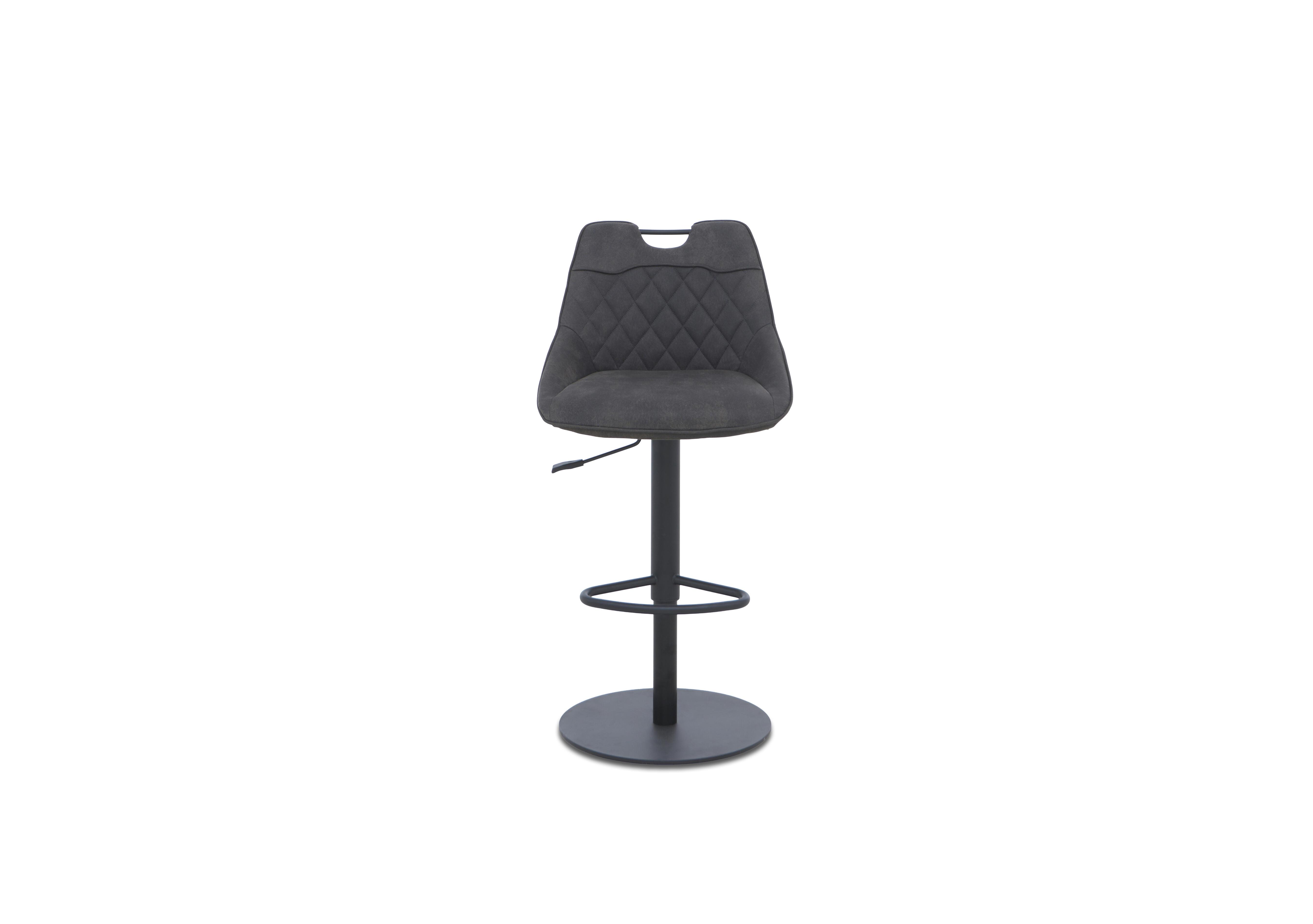 Warrior Swivel Bar Stool in Grey on Furniture Village