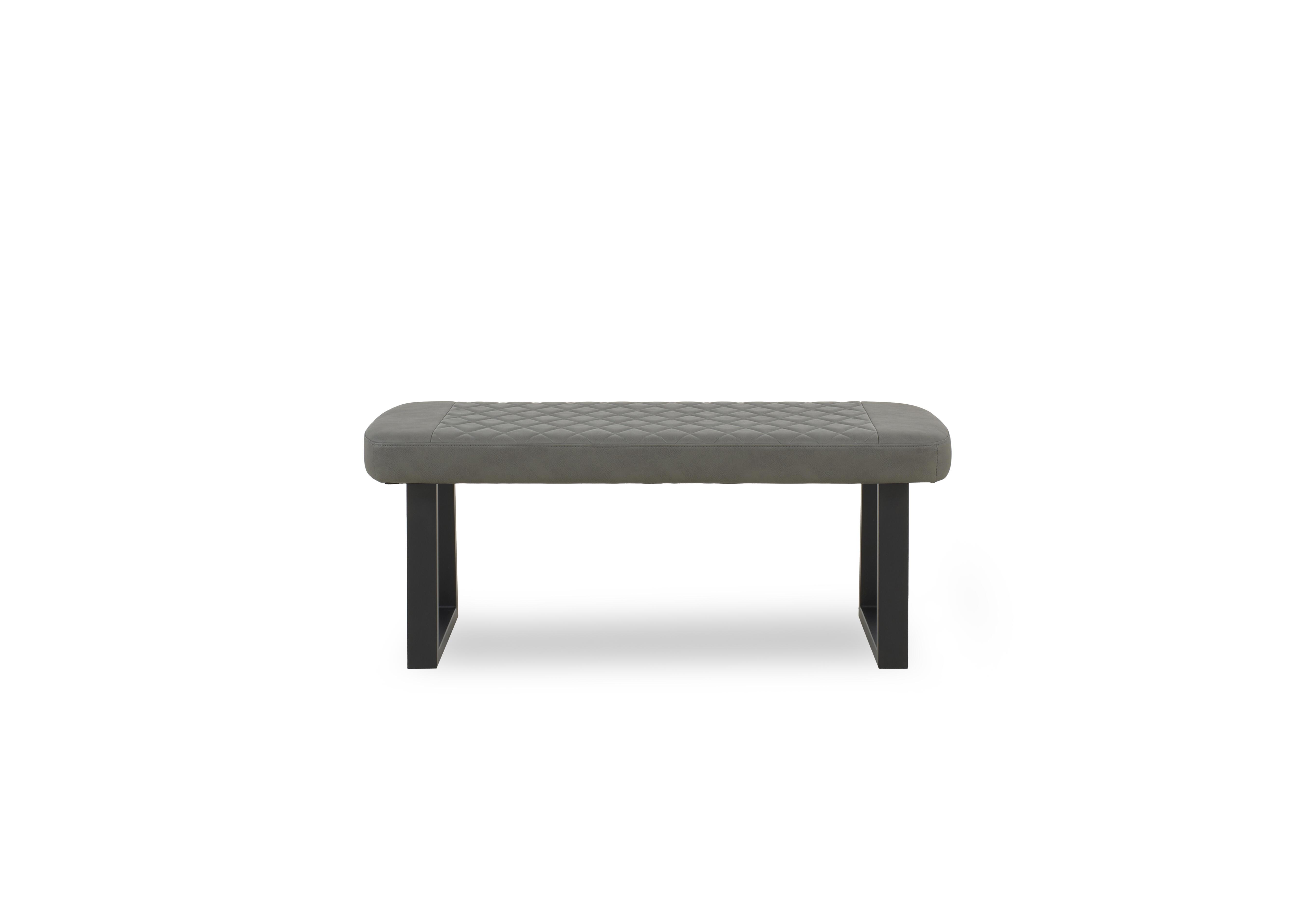 Venus Low Dining Bench in Grey on Furniture Village