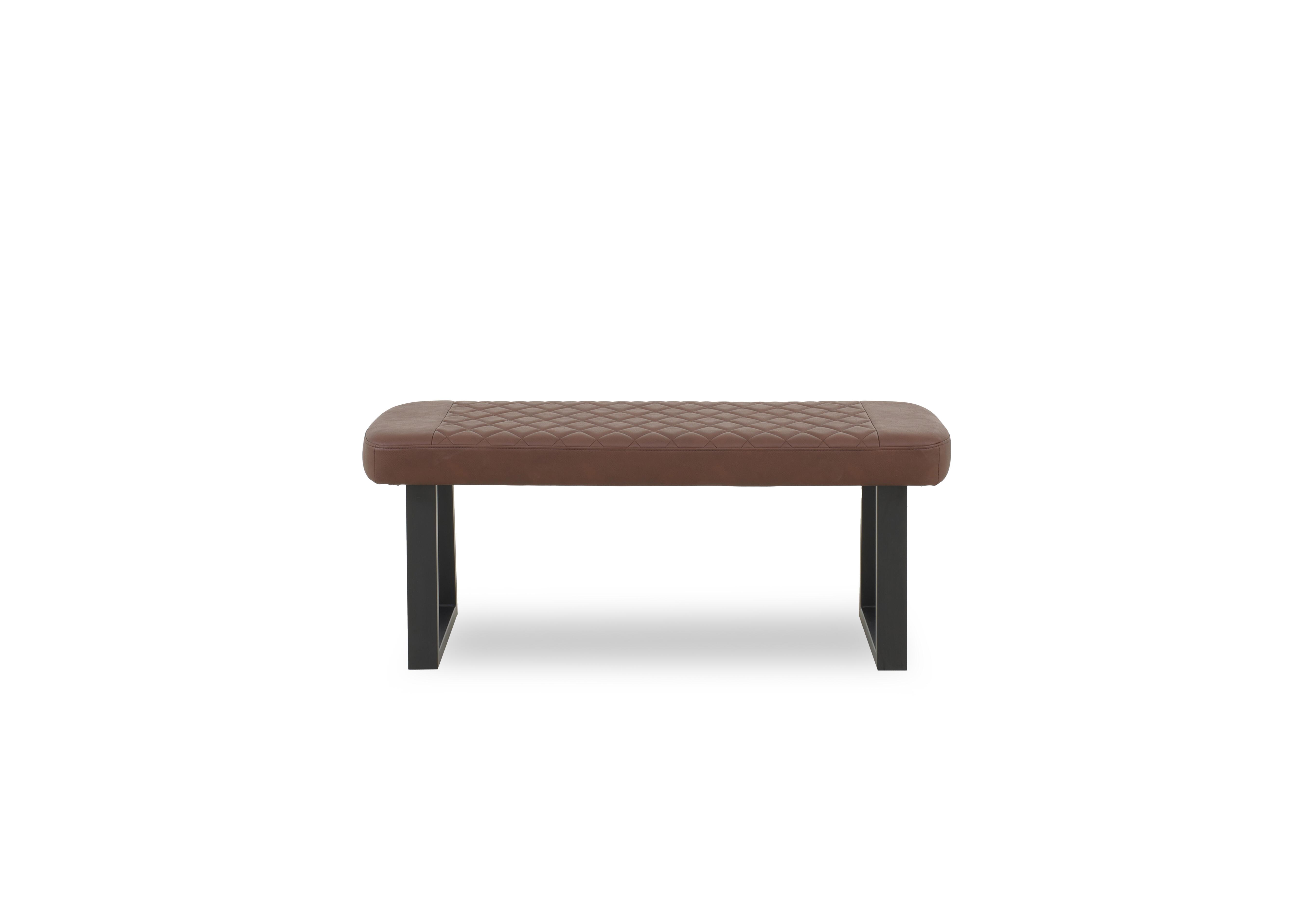 Venus Low Dining Bench in Tan on Furniture Village