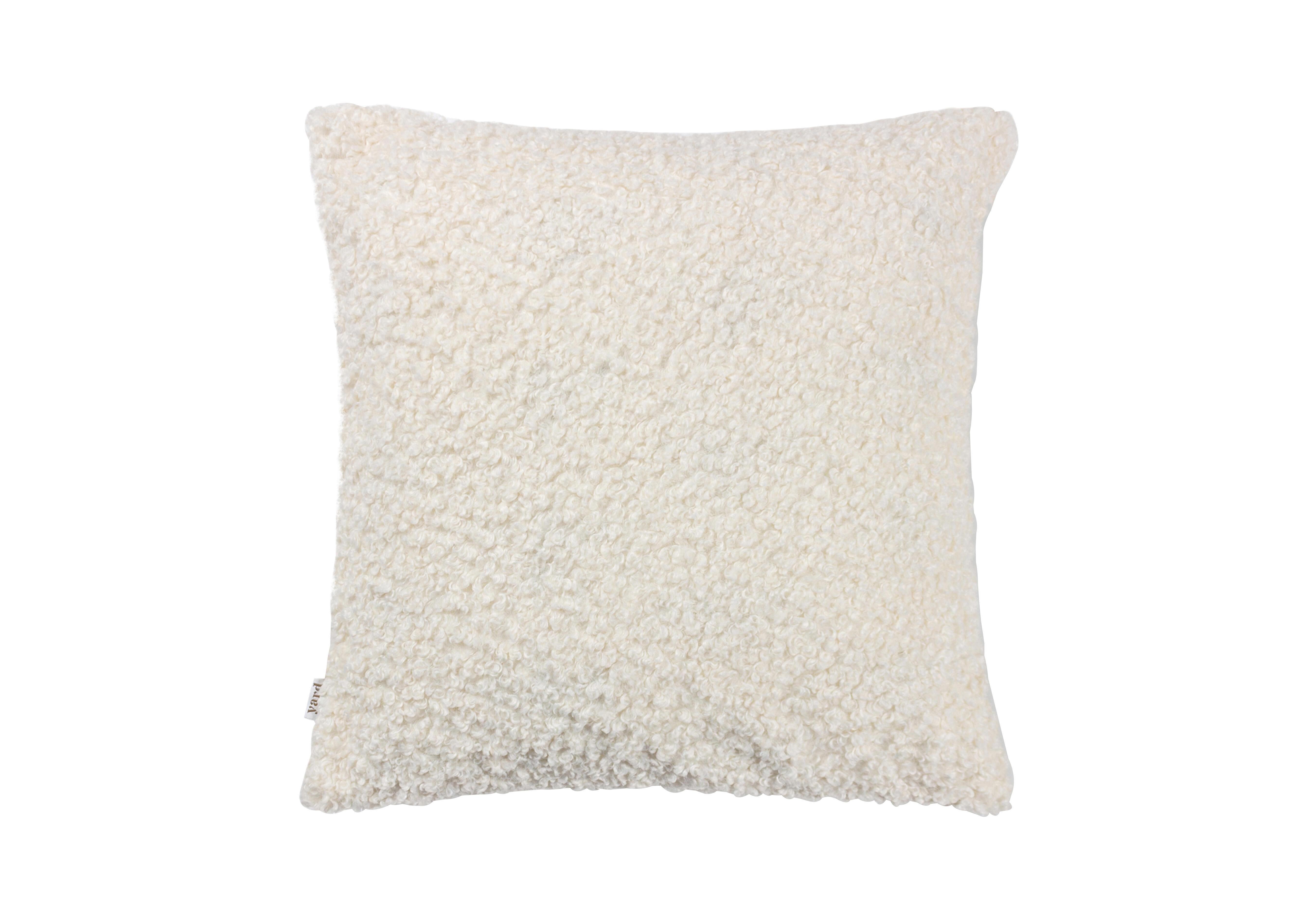 Kari Large Feather Cushion in Ecru on Furniture Village