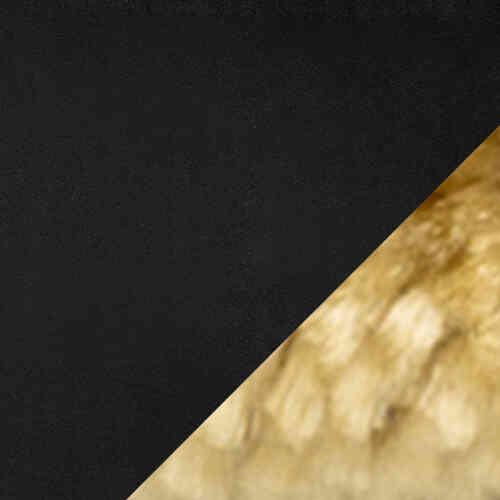 Madison Small Feather Cushion in Black Gold on Furniture Village