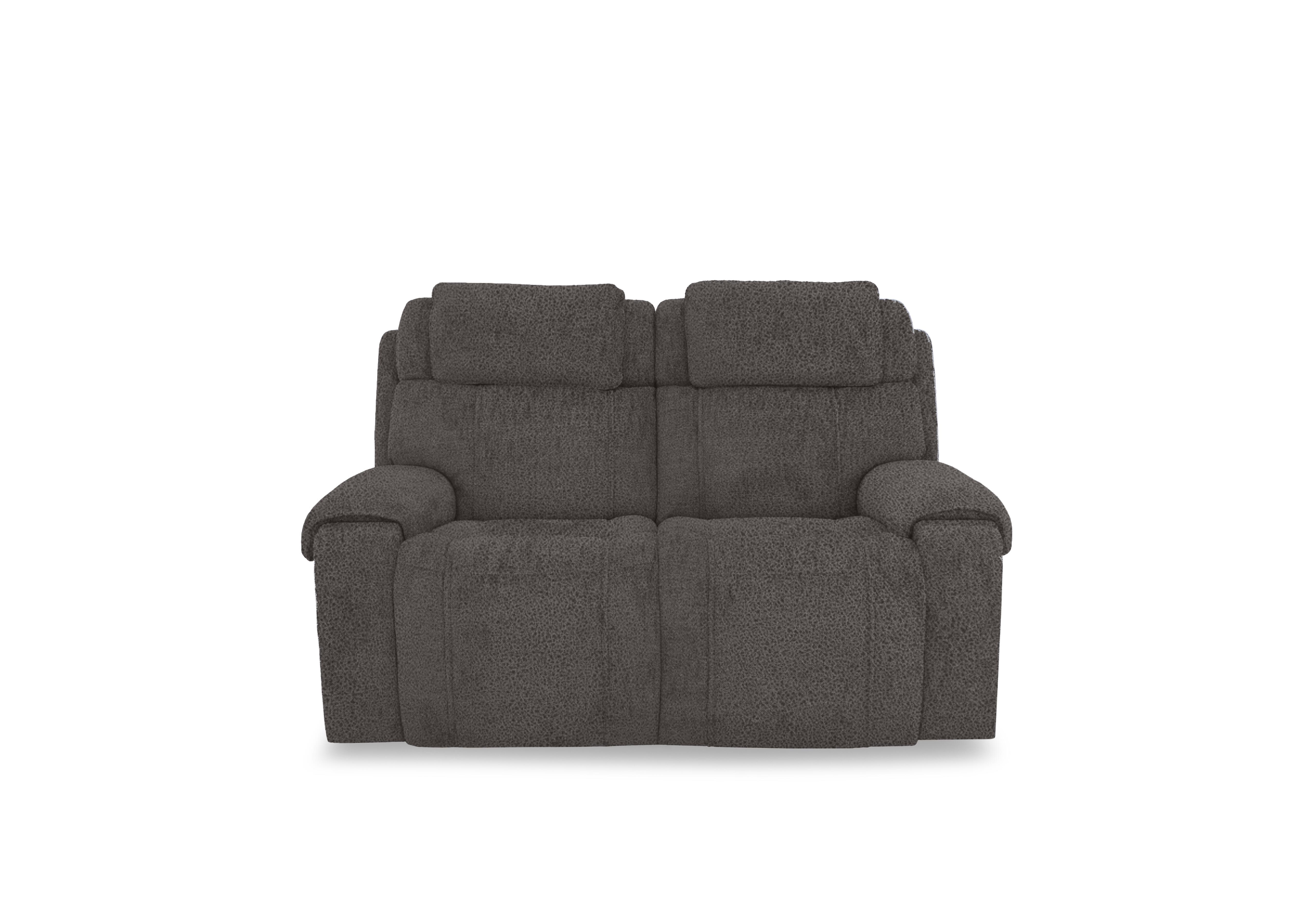 Hollywood Fabric 2 Seater Power Recliner Sofa with Power Headrests and Storage Arms in Bfa-Blj-R16 Grey on Furniture Village